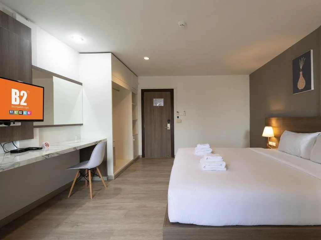 Bed in B2 Lampang Boutique & Budget Hotel