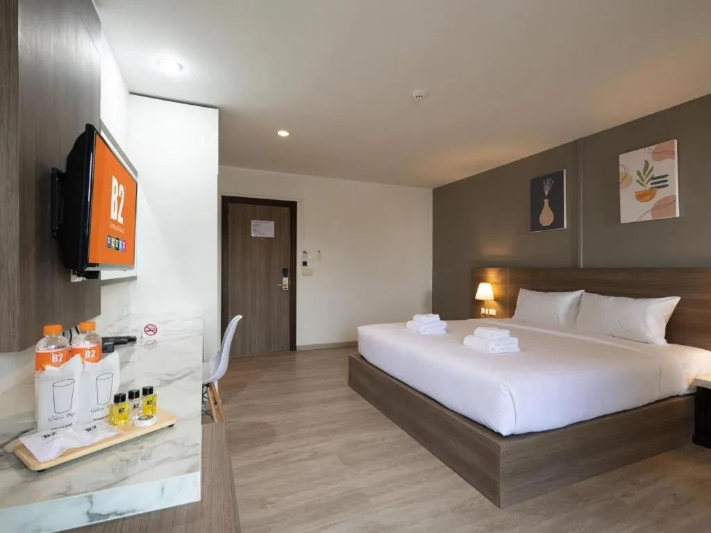 Bed in B2 Lampang Boutique & Budget Hotel