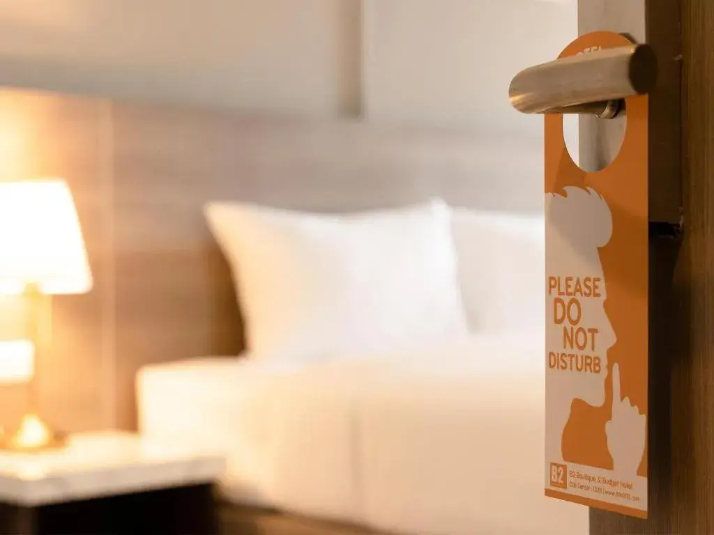 Bed in B2 Lampang Boutique & Budget Hotel Bed in B2 Lampang Boutique & Budget Hotel