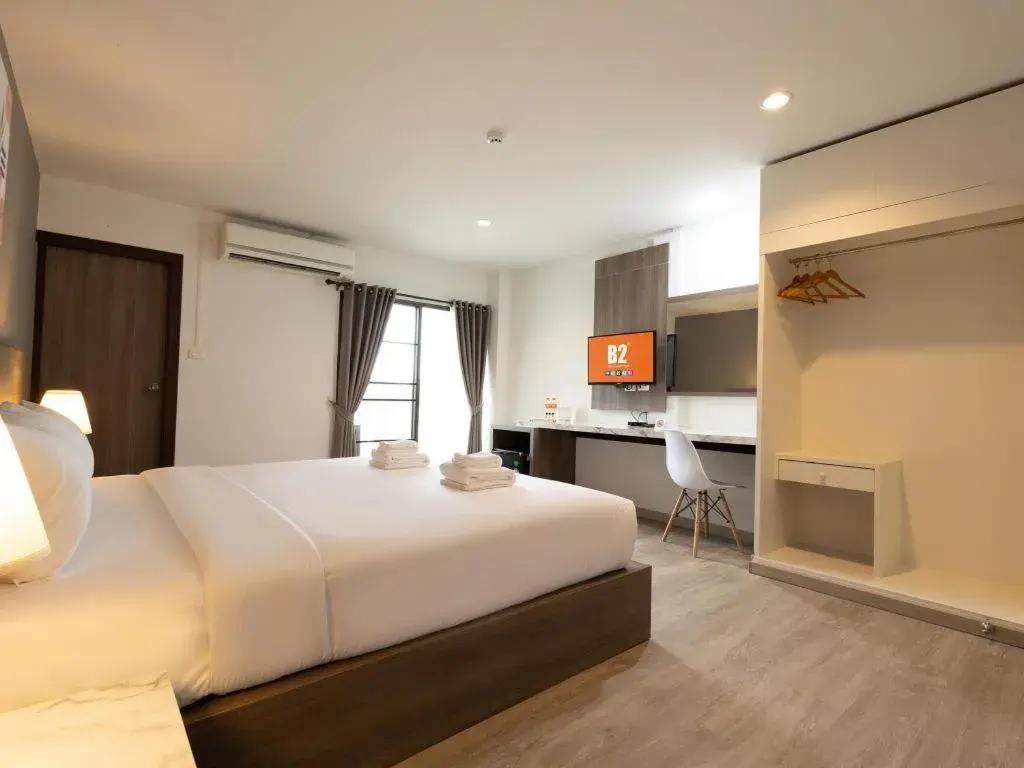 Bed in B2 Lampang Boutique & Budget Hotel Bed in B2 Lampang Boutique & Budget Hotel