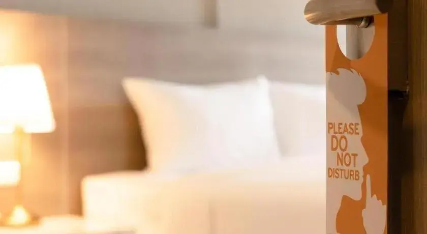 Bed in B2 Lampang Boutique & Budget Hotel Bed in B2 Lampang Boutique & Budget Hotel