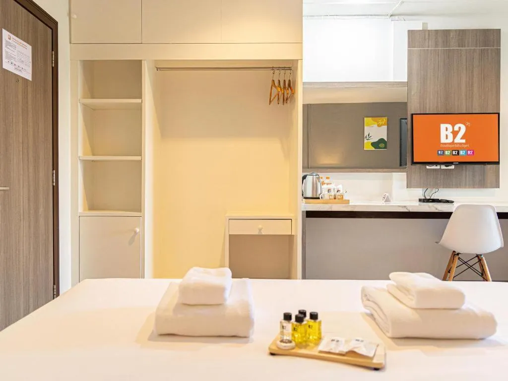 Bed in B2 Lampang Boutique & Budget Hotel