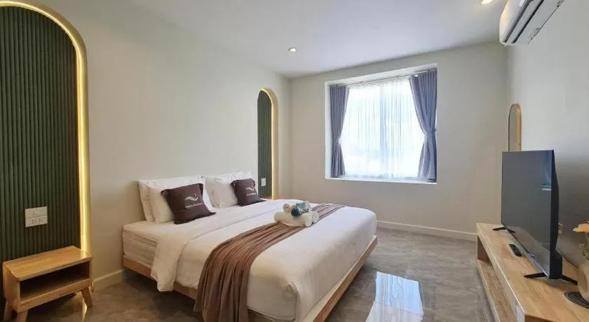 Bed in Nanlamoon Hotel