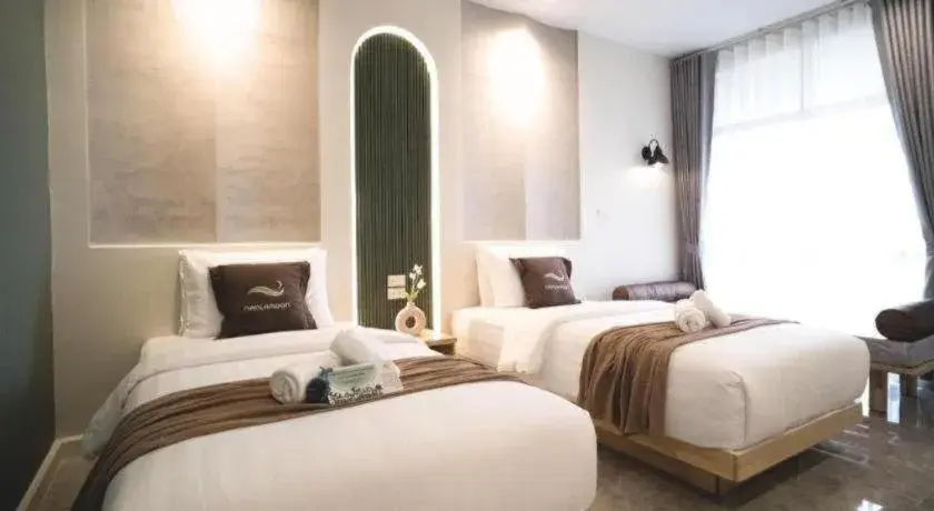 Bed in Nanlamoon Hotel Bed in Nanlamoon Hotel