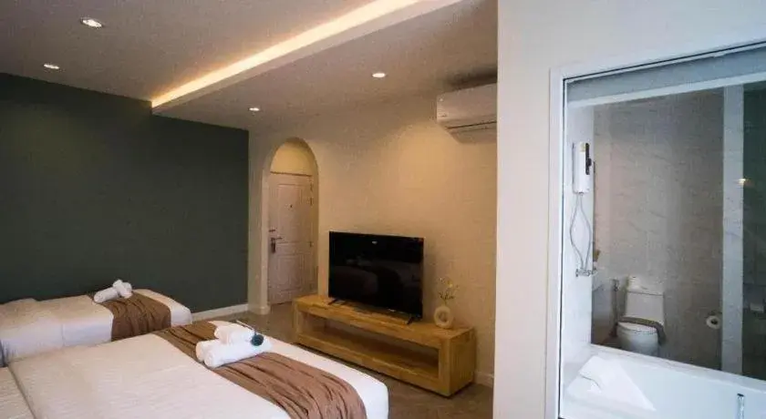 Bed in Nanlamoon Hotel Bed in Nanlamoon Hotel