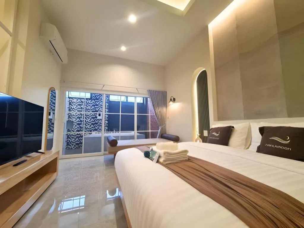 Bed in Nanlamoon Hotel