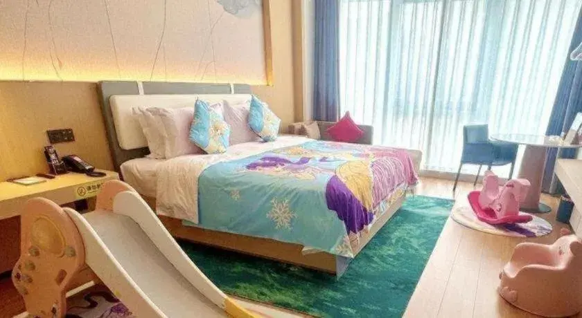 Bed in Ramada Encore by Wyndham Jinan Shanghe Bed in Ramada Encore by Wyndham Jinan Shanghe