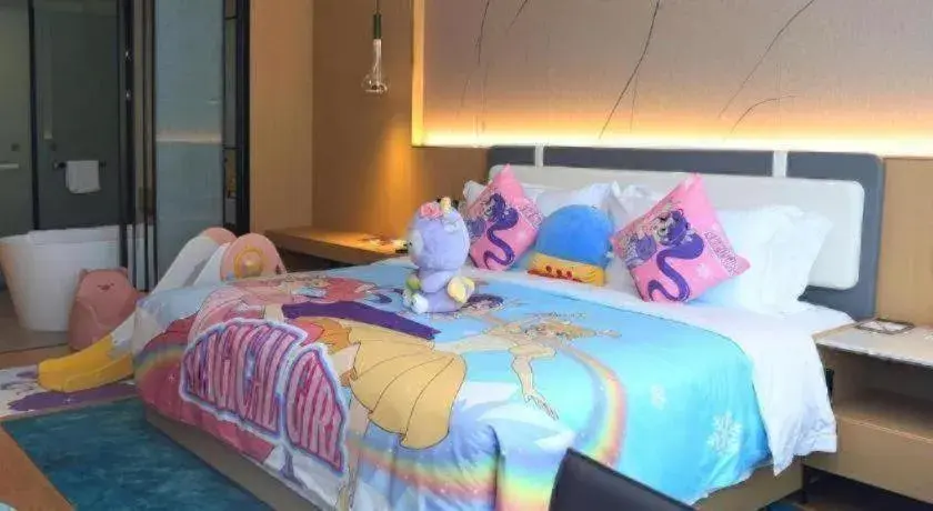 Bed in Ramada Encore by Wyndham Jinan Shanghe Bed in Ramada Encore by Wyndham Jinan Shanghe