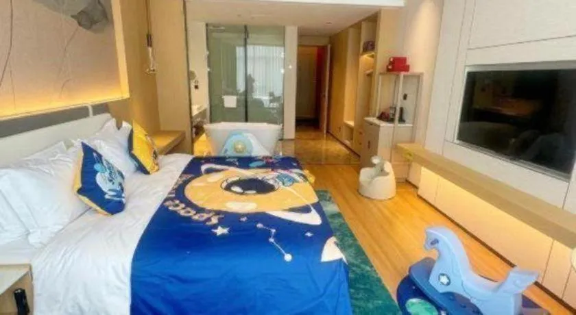 Bed in Ramada Encore by Wyndham Jinan Shanghe