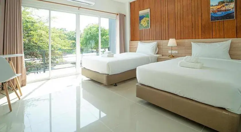 Bed in B2 Nakhon Sawan Boutique & Budget Hotel Bed in B2 Nakhon Sawan Boutique & Budget Hotel