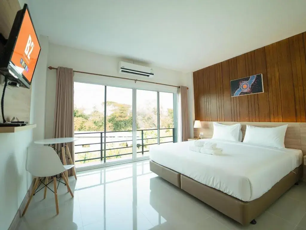 Bed in B2 Nakhon Sawan Boutique & Budget Hotel Bed in B2 Nakhon Sawan Boutique & Budget Hotel