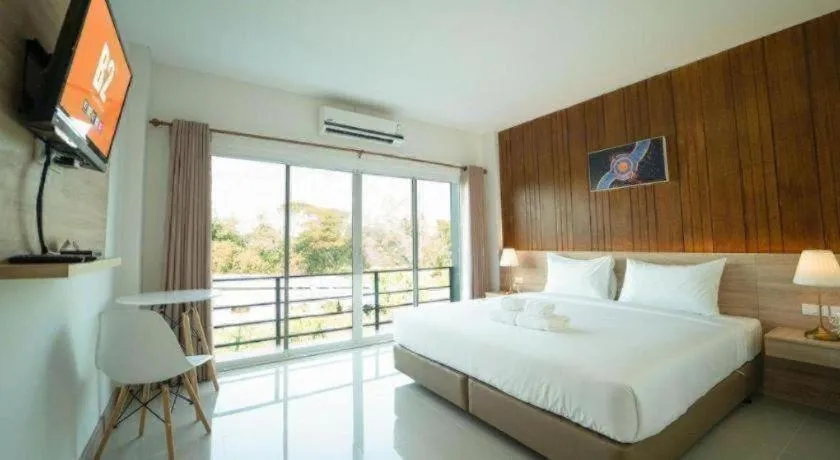 Bed in B2 Nakhon Sawan Boutique & Budget Hotel