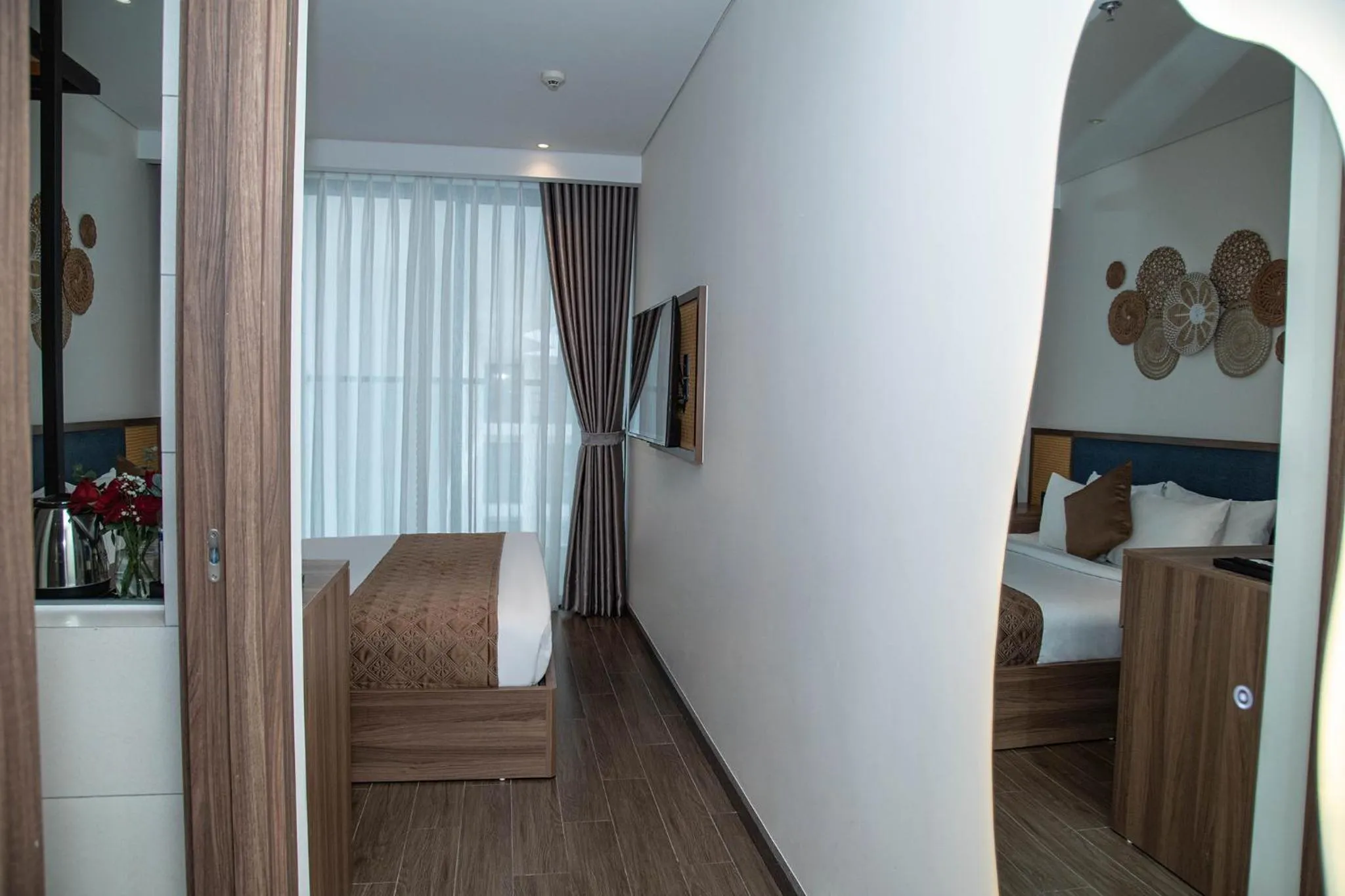 Bed in Apec Mandala Hotel & Apartment Tuy Hòa