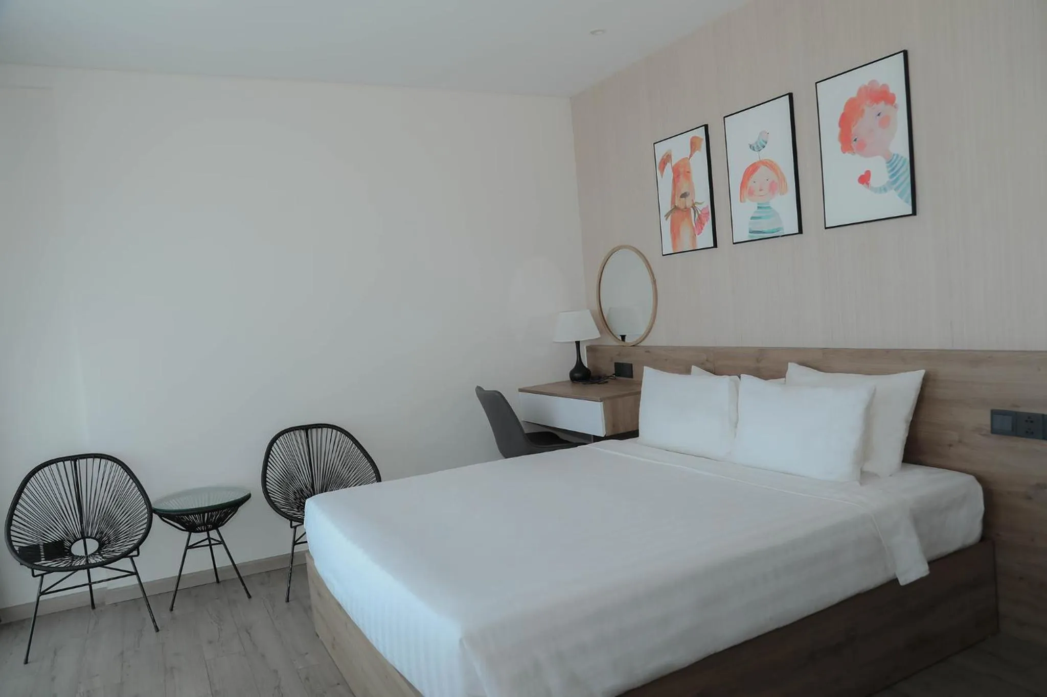 Living room, Bed in Apec Mandala Hotel & Apartment Tuy Hòa