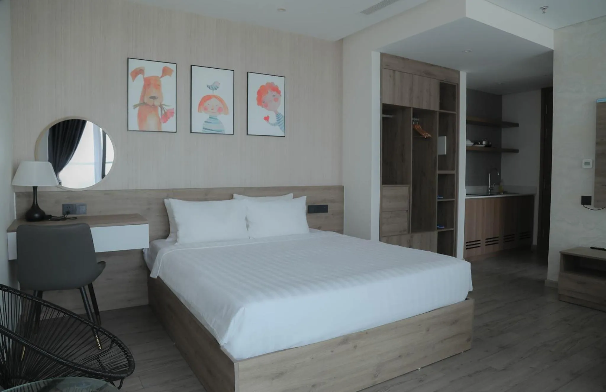 Bed in Apec Mandala Hotel & Apartment Tuy Hòa