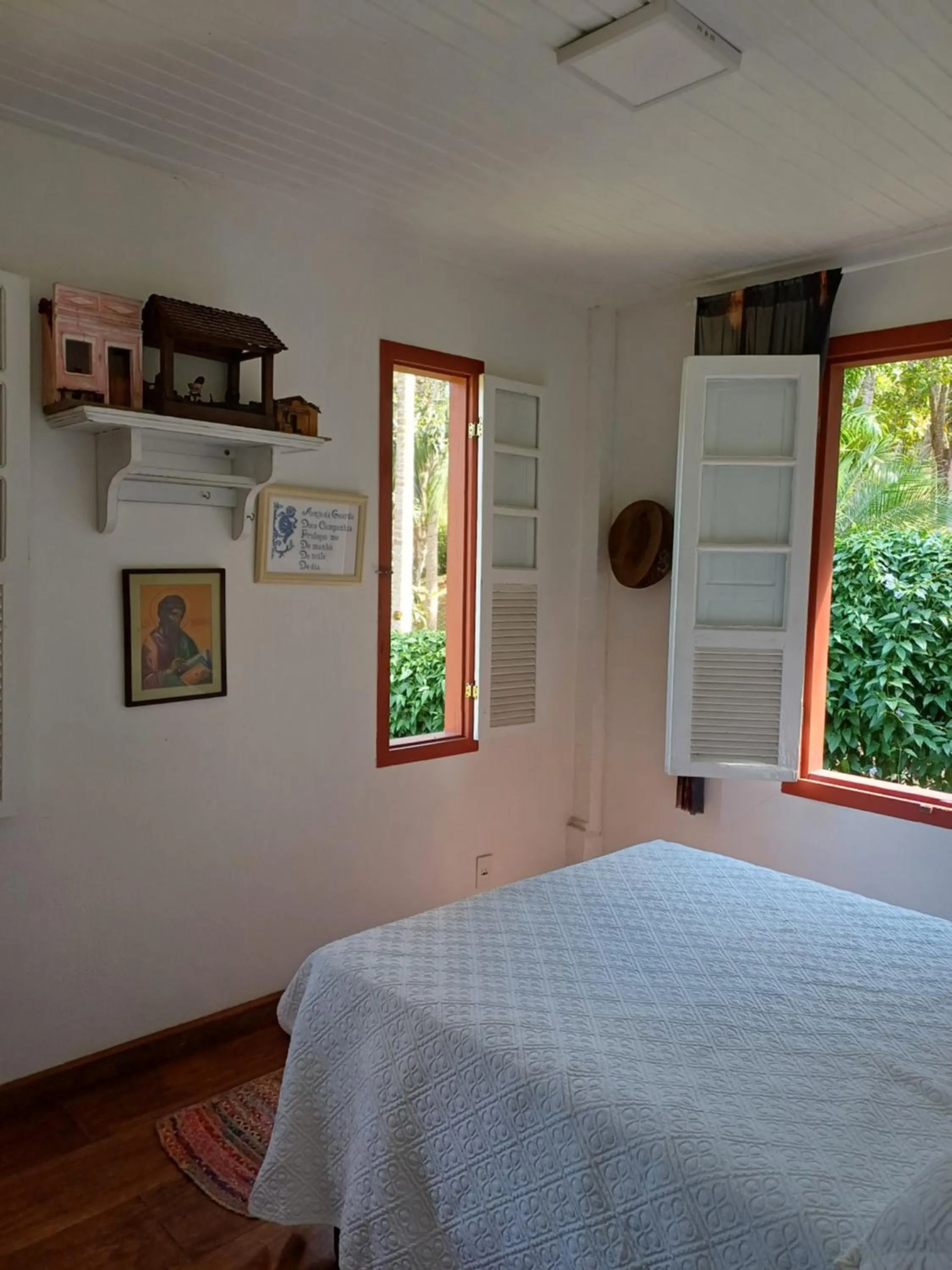 Bed in Pousada Casa das Fontes