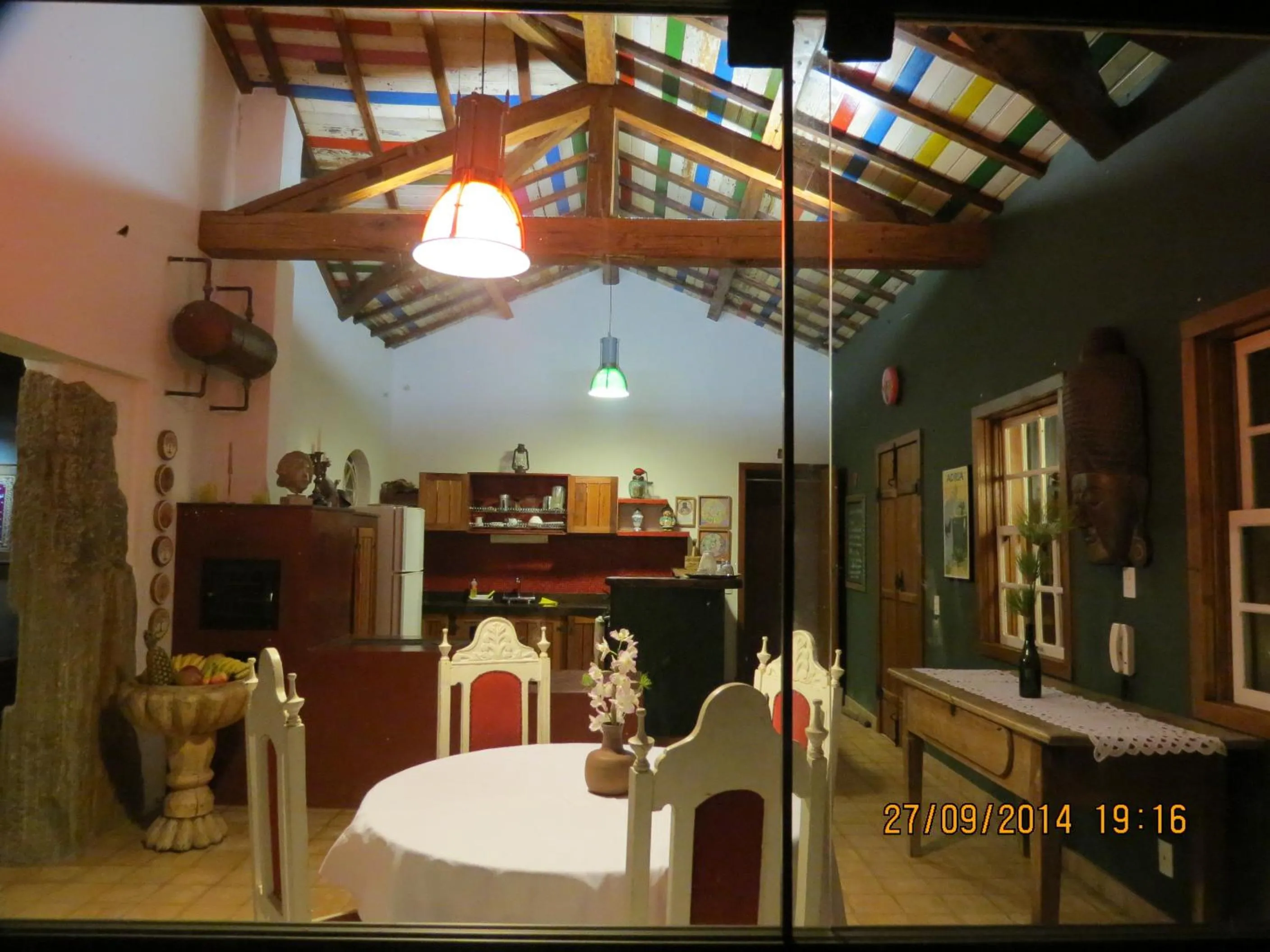 Dining area in Pousada Casa das Fontes