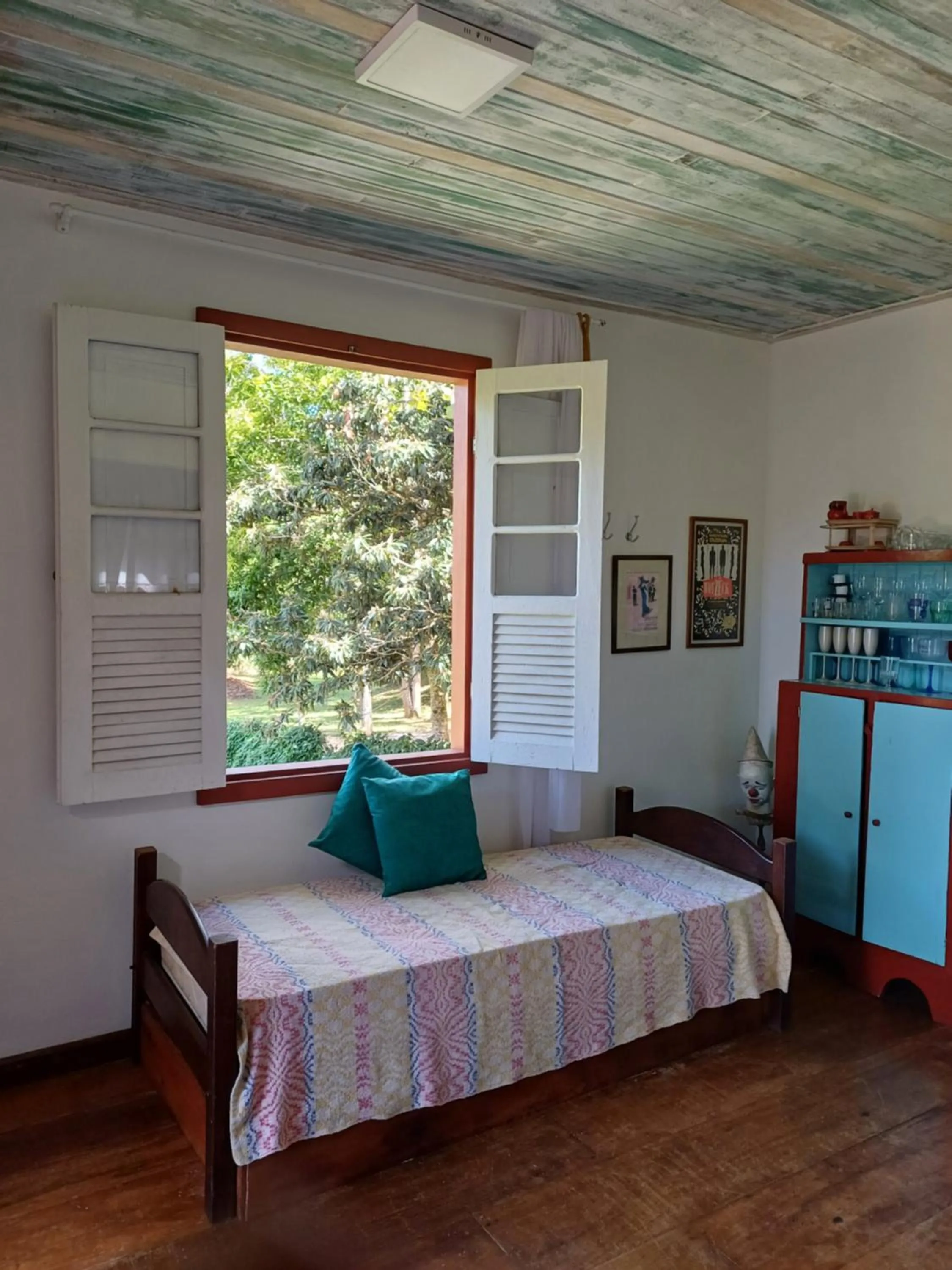 Bed in Pousada Casa das Fontes