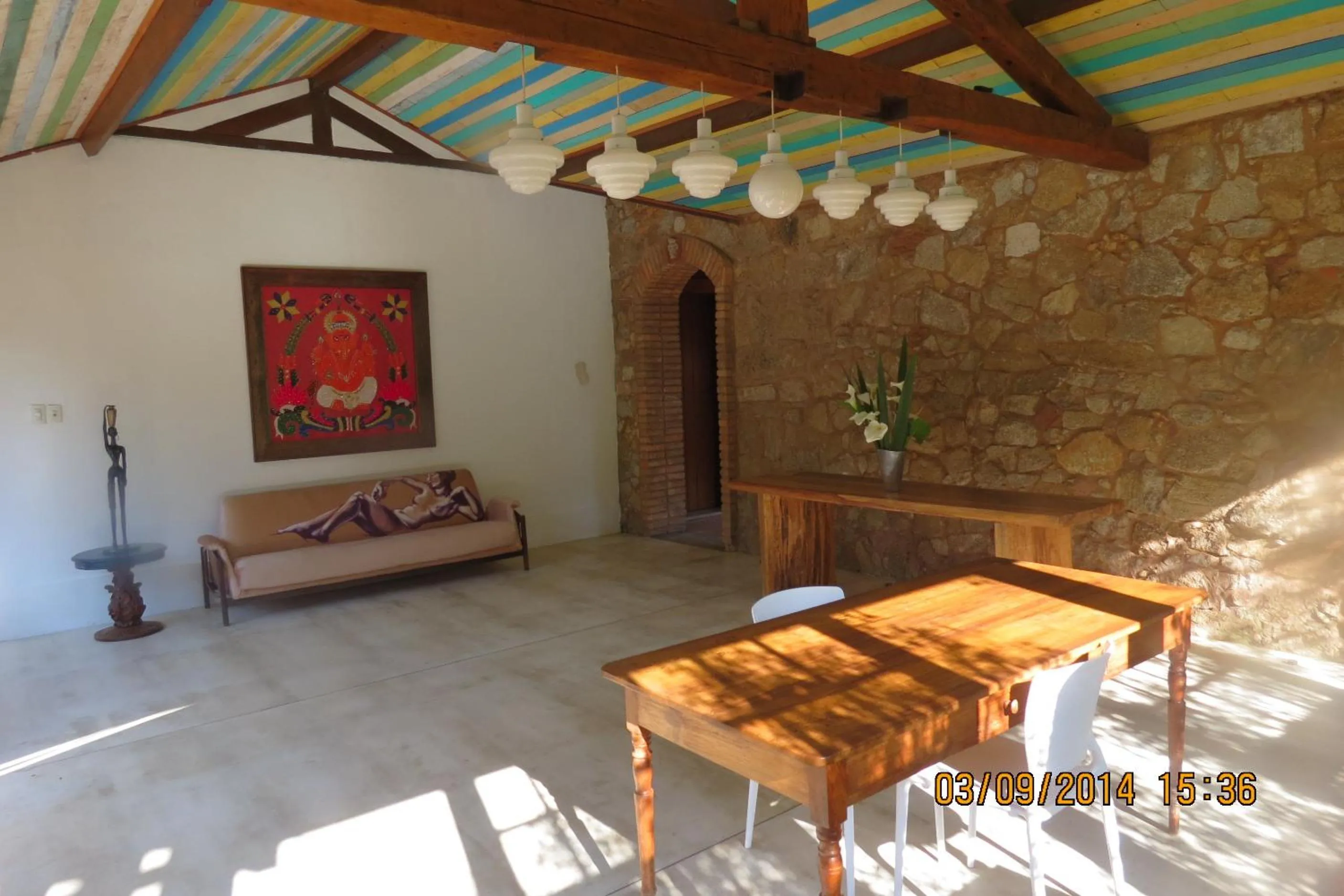 Patio in Pousada Casa das Fontes