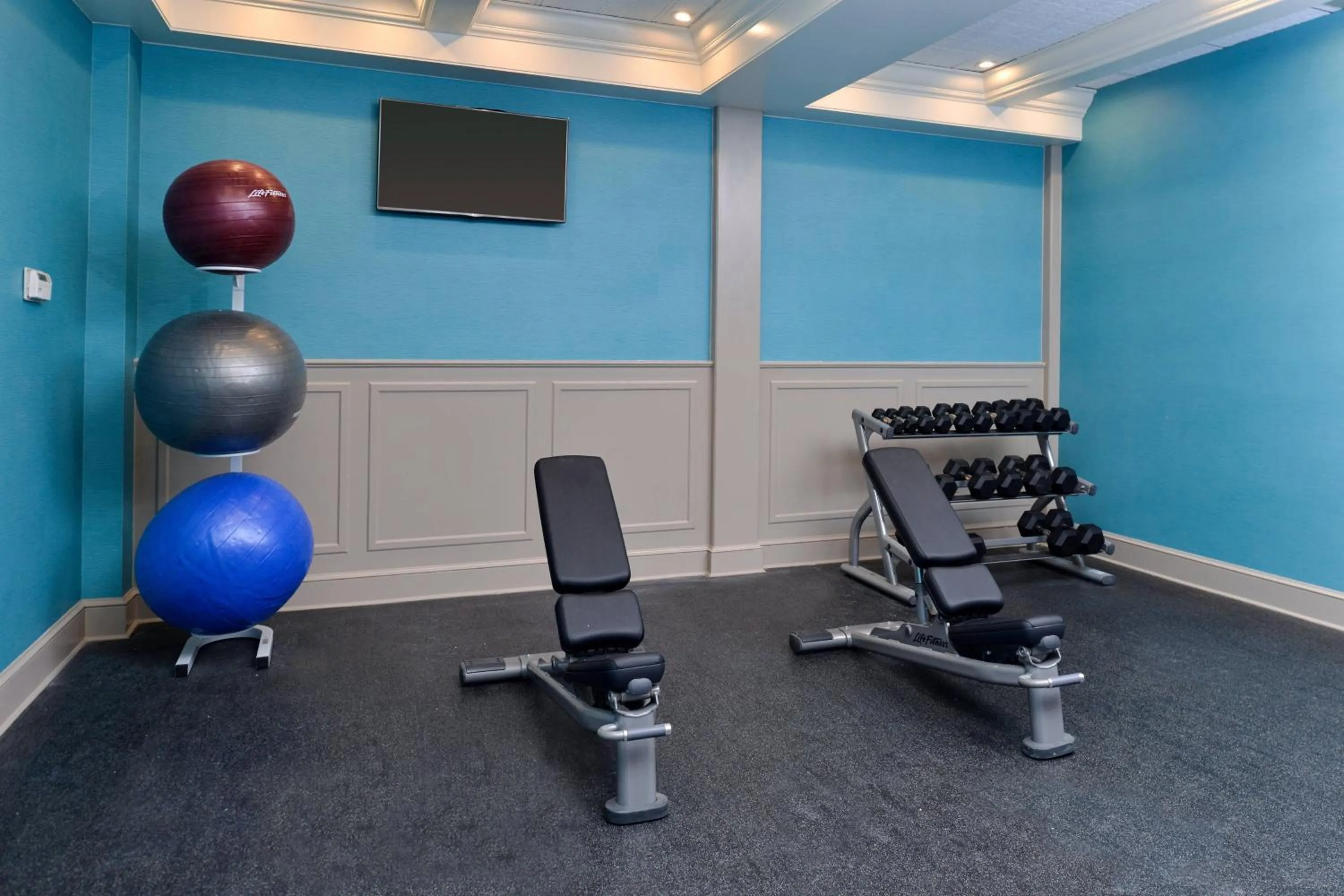 Fitness centre/facilities in Fairfield Inn & Suites by Marriott Albany Downtown