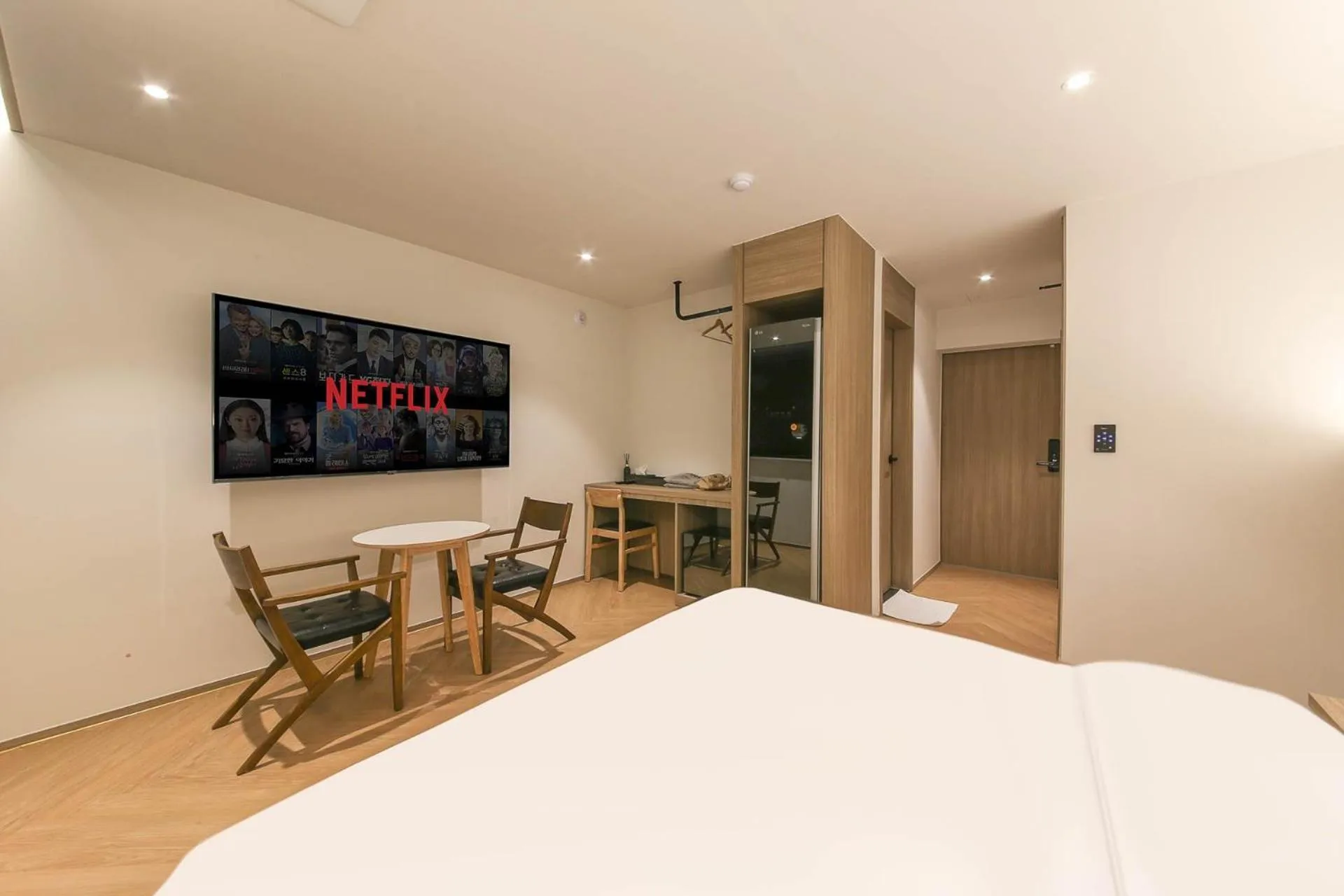 Bed in Hound Hotel Jeonju Deokjin