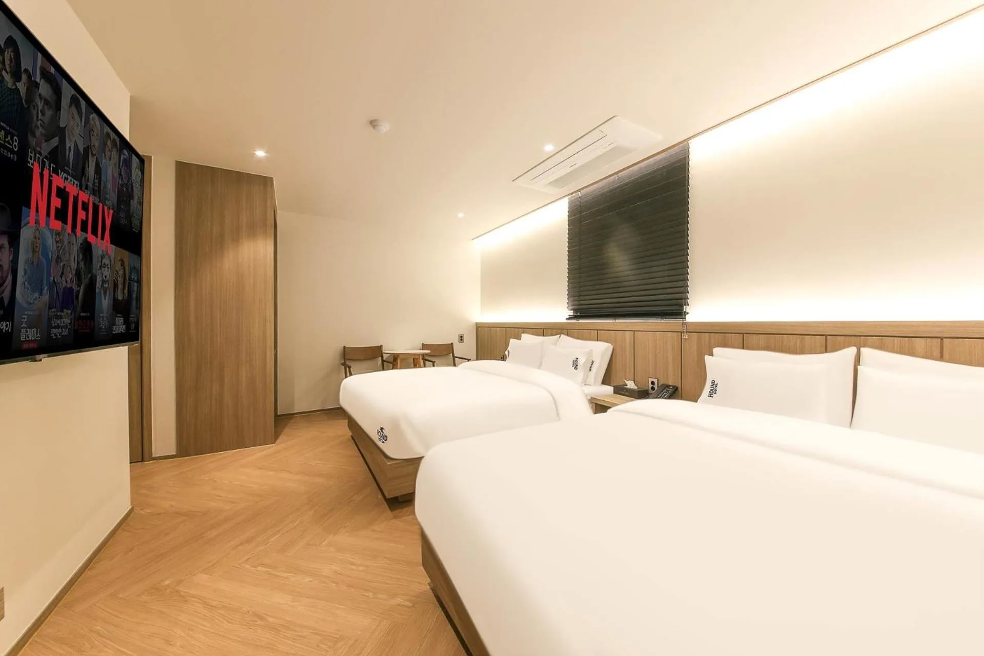 Bed in Hound Hotel Jeonju Deokjin