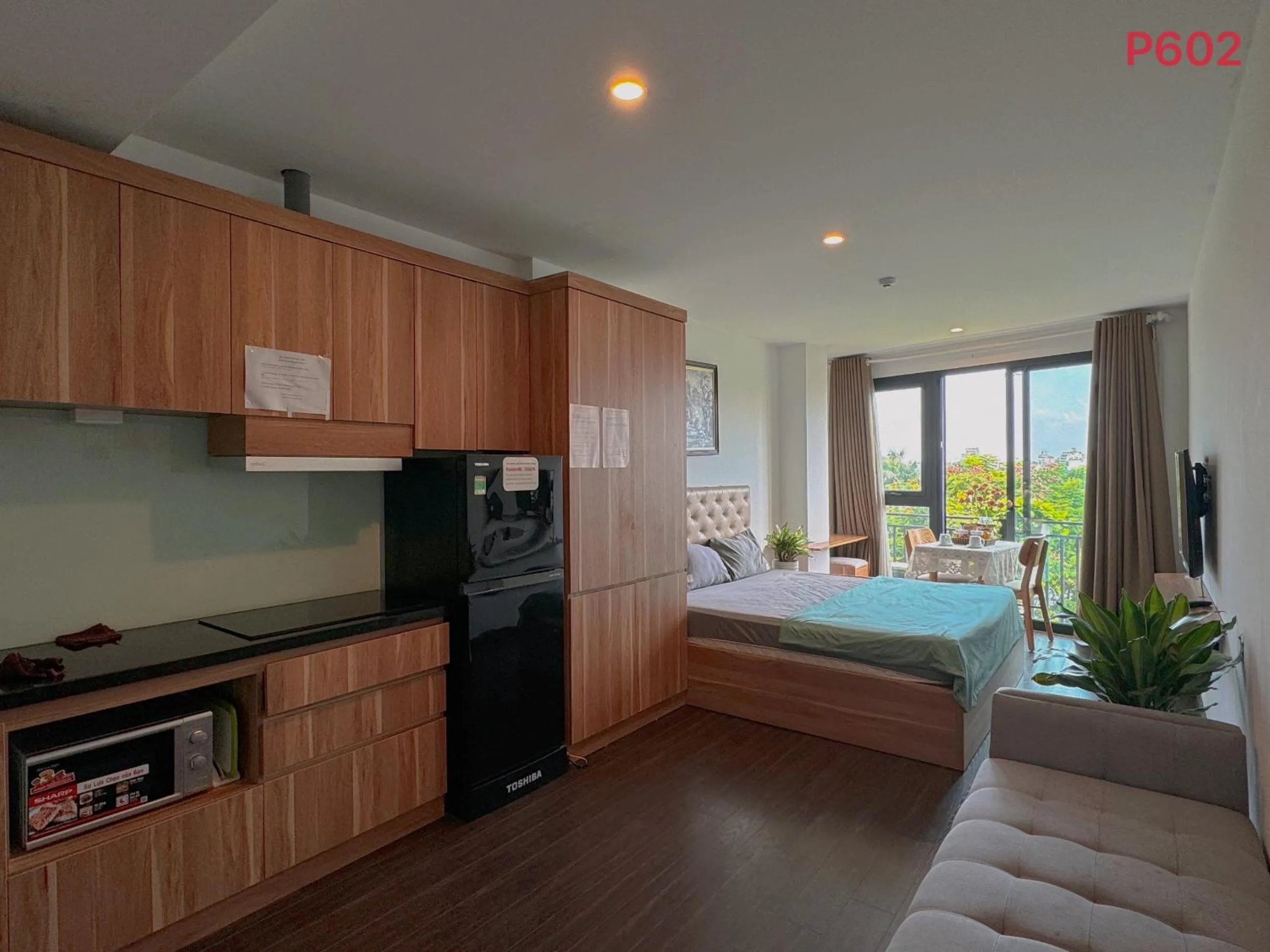 Bed in WINDY LAKEVIEW STUDIO HA NOI