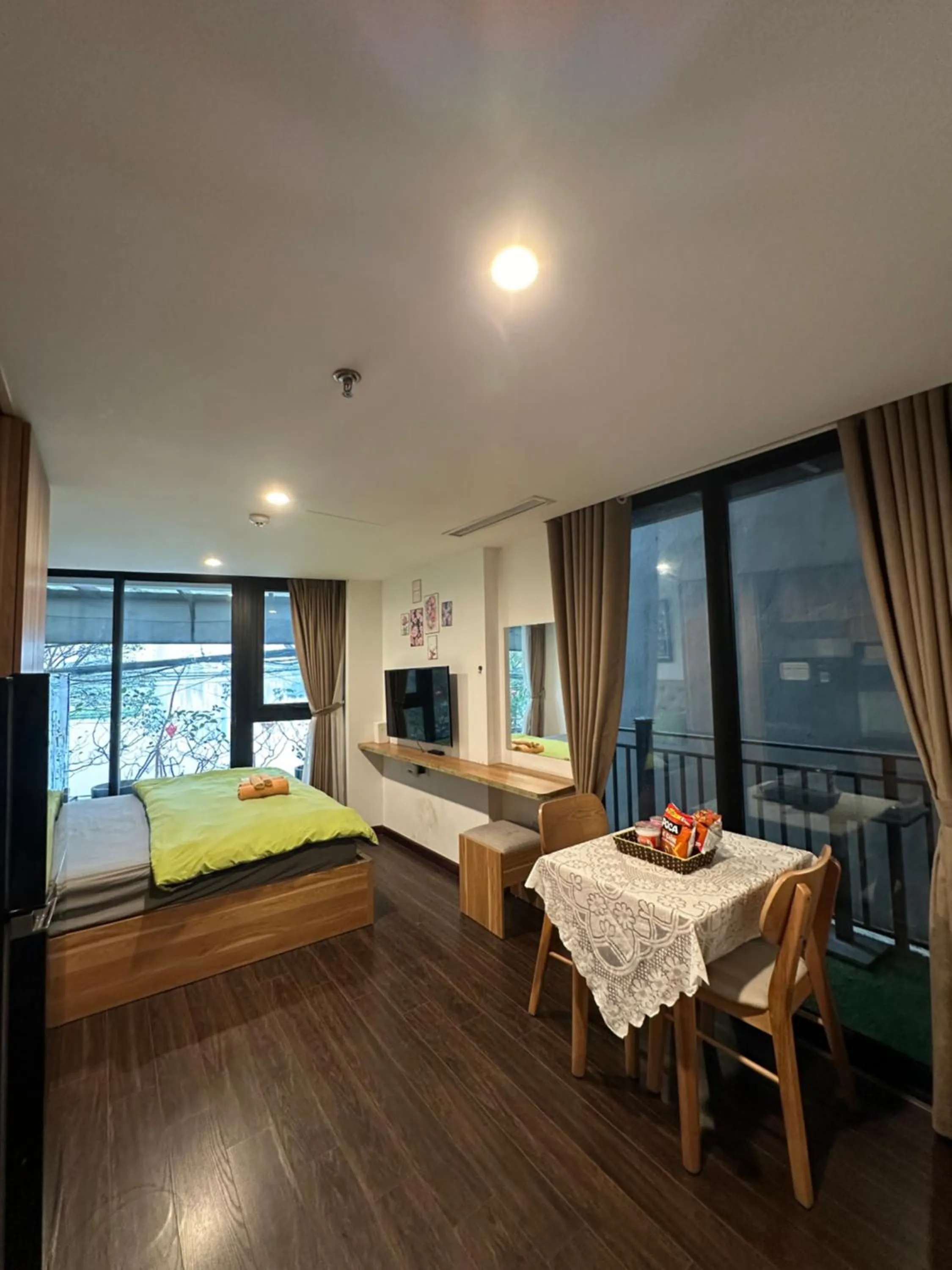 Bed in WINDY LAKEVIEW STUDIO HA NOI