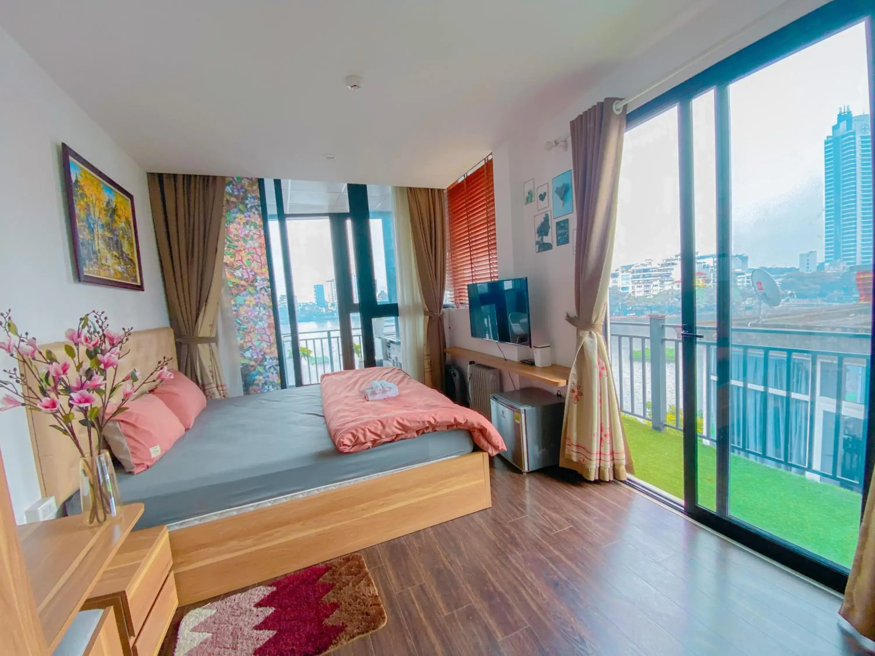 Bed in WINDY LAKEVIEW STUDIO HA NOI Bed in WINDY LAKEVIEW STUDIO HA NOI