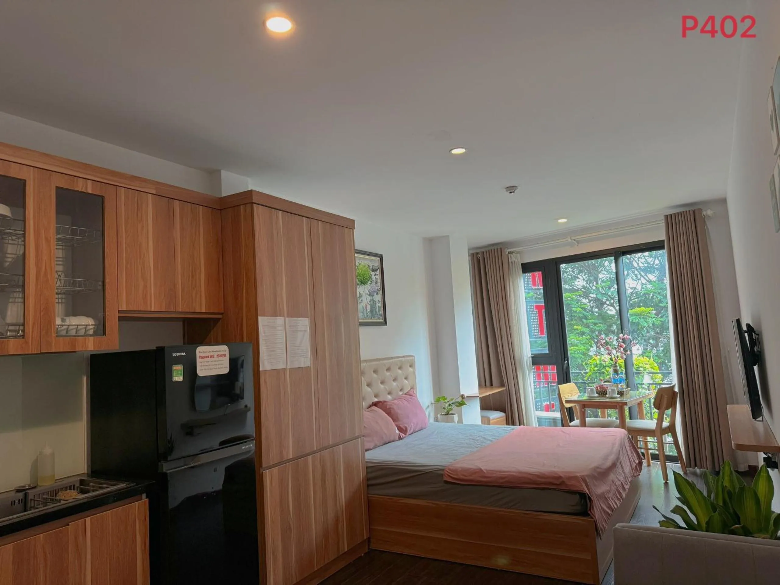 Bed in WINDY LAKEVIEW STUDIO HA NOI