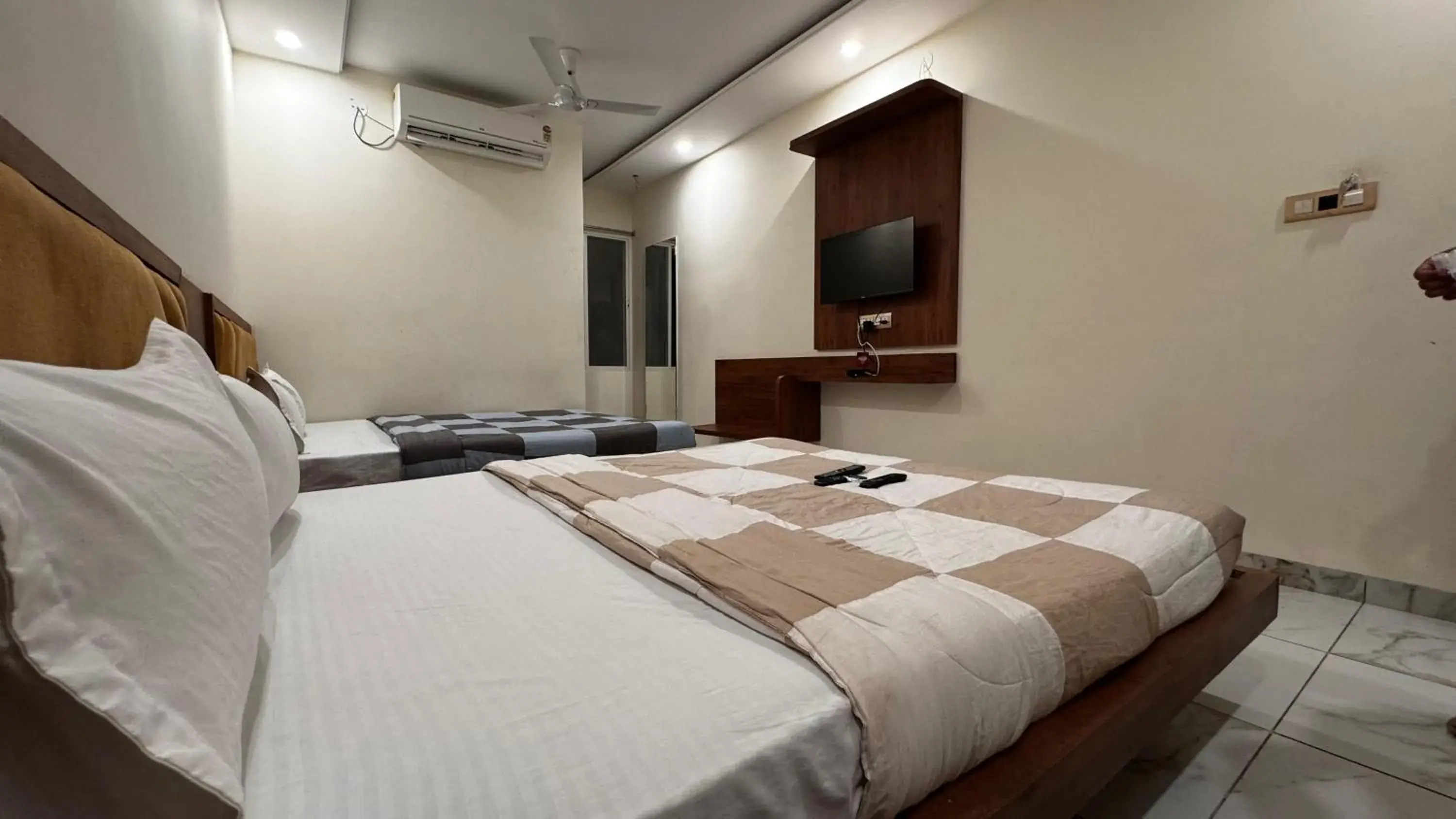 Bed in Hotel PRAKASHAM Bed in Hotel PRAKASHAM