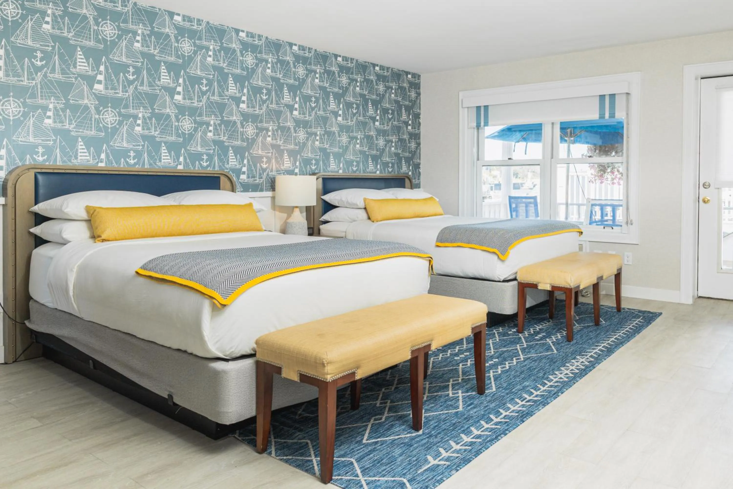 Bed in Danfords Hotel & Marina