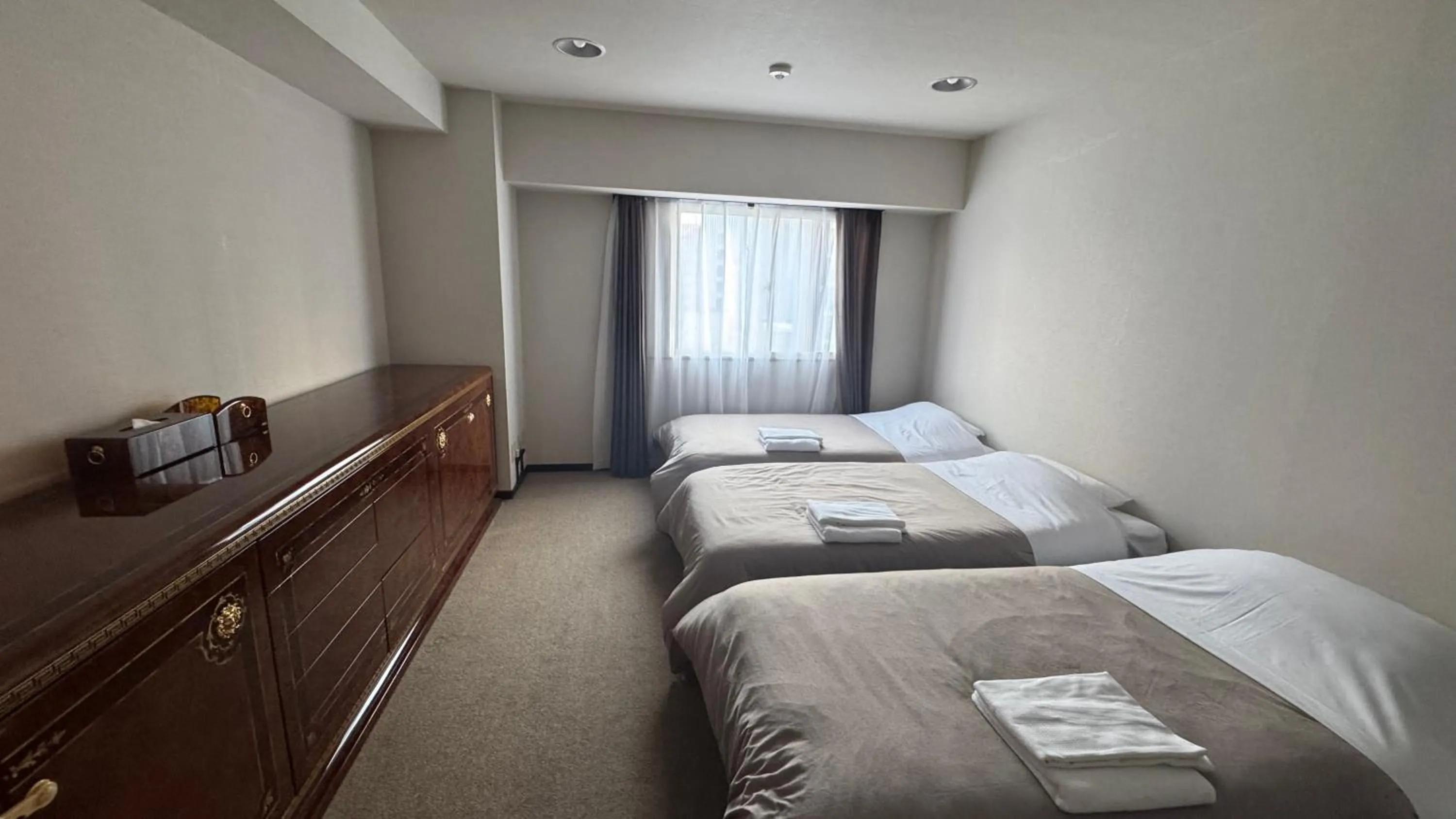 Bed in Sapporo Oriental Hotel