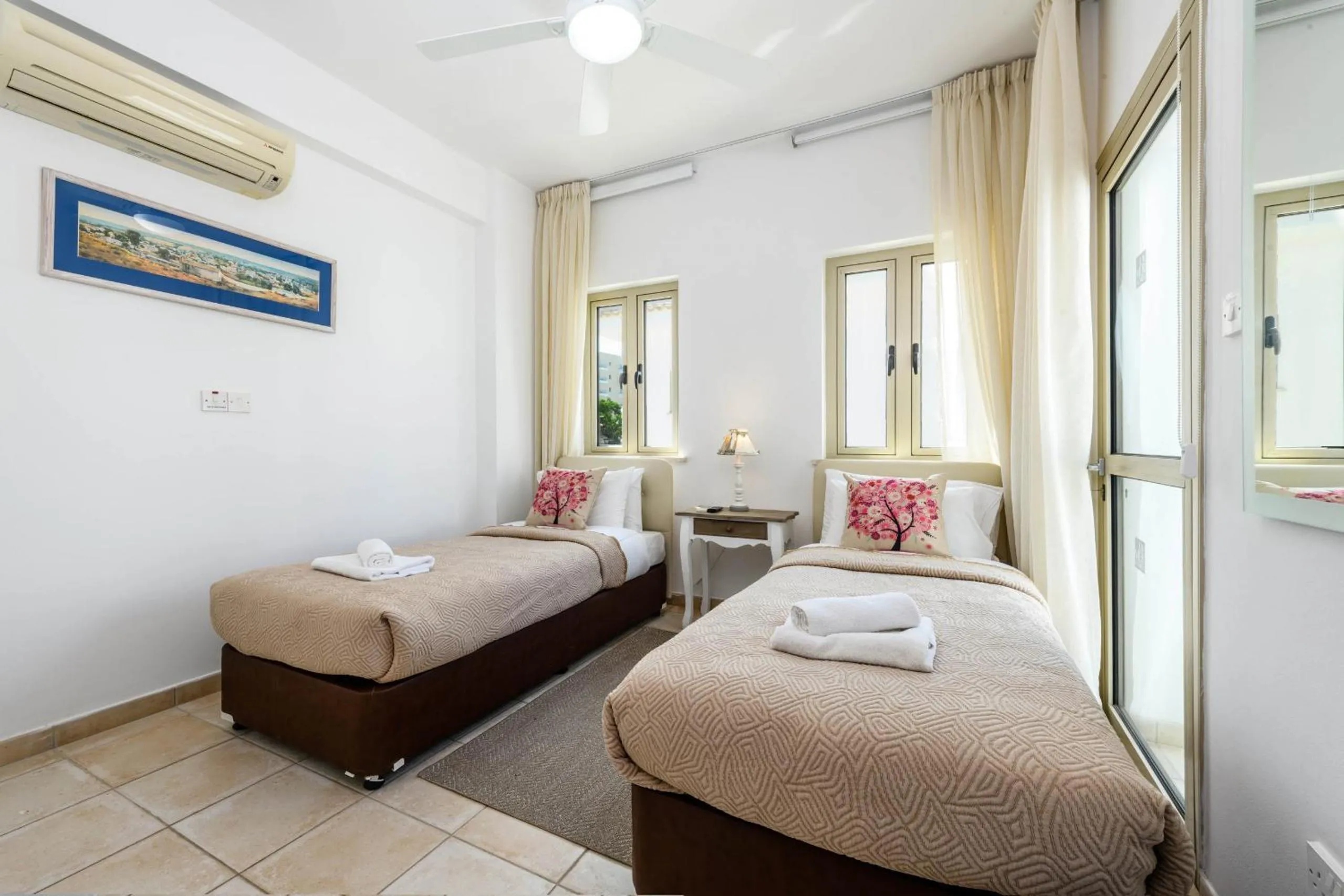 Bed in Sunrise Bay Villa #5