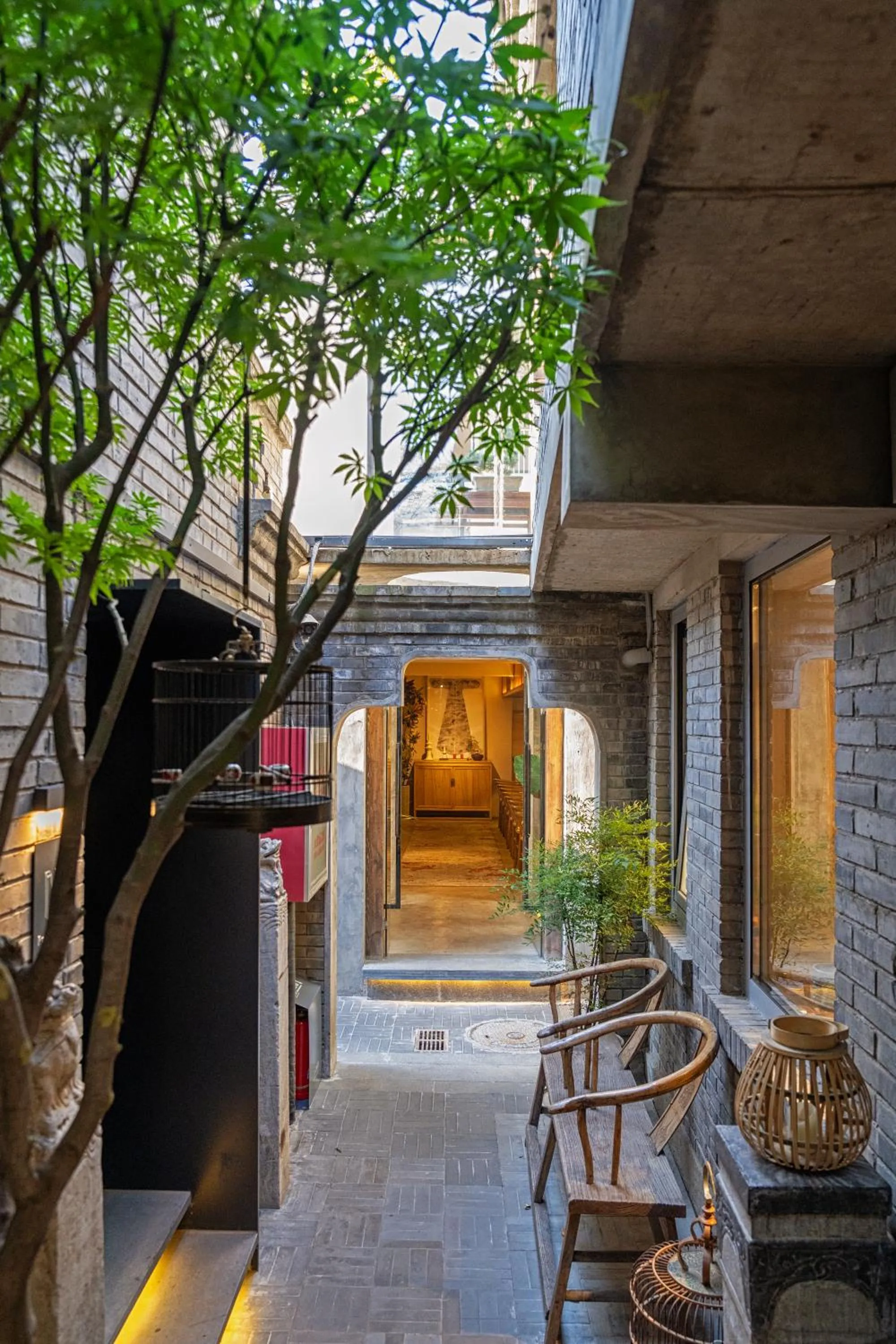 Beijing Le Zai Nan Luo Gu Xiang Wang Fu Jing Forbidden City Courtyard Hotel&Free laundry service&Free coffee &Paid Dumpling experience service