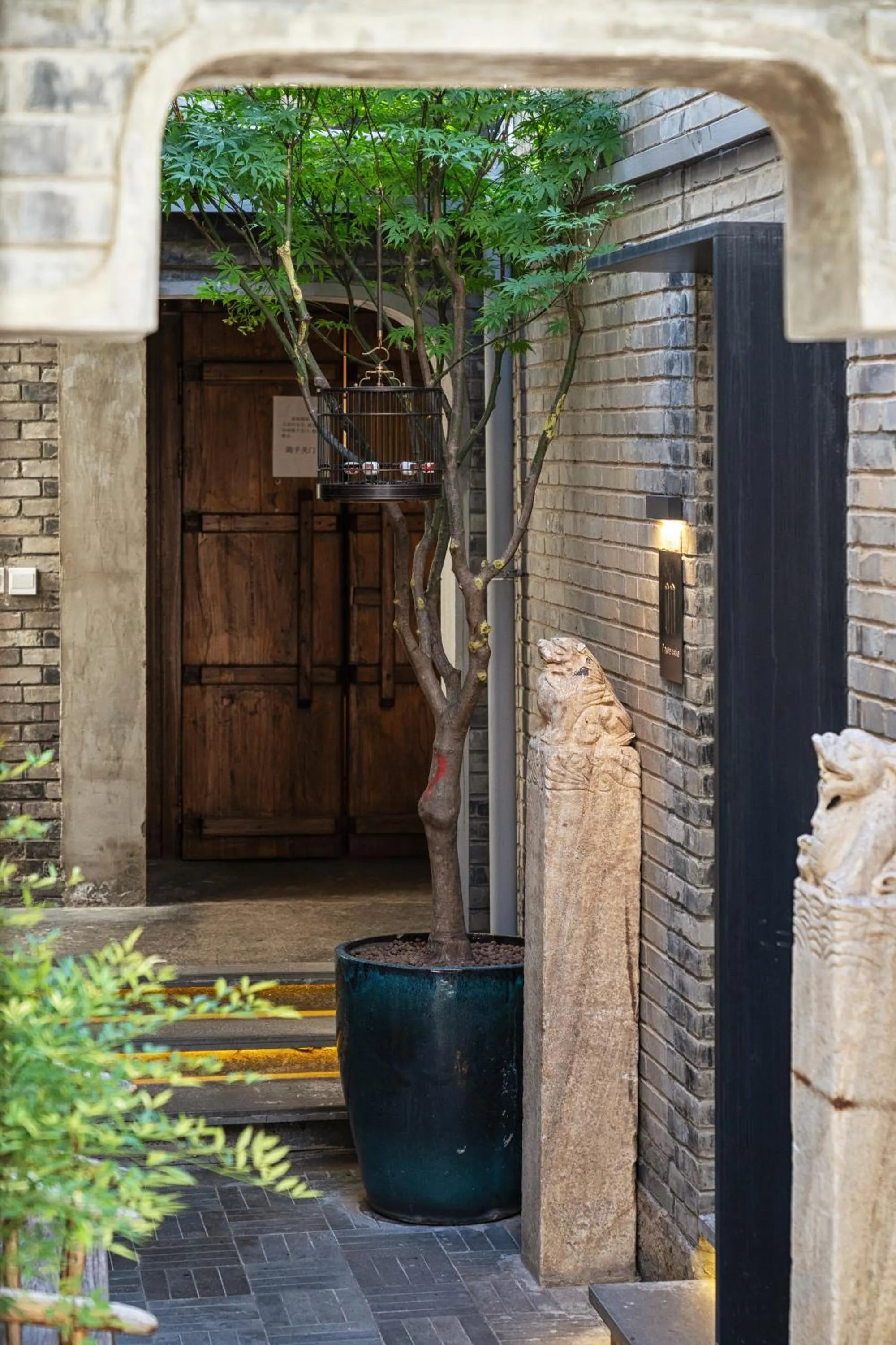 Beijing Le Zai Nan Luo Gu Xiang Wang Fu Jing Forbidden City Courtyard Hotel&Free laundry service&Free coffee &Paid Dumpling experience service