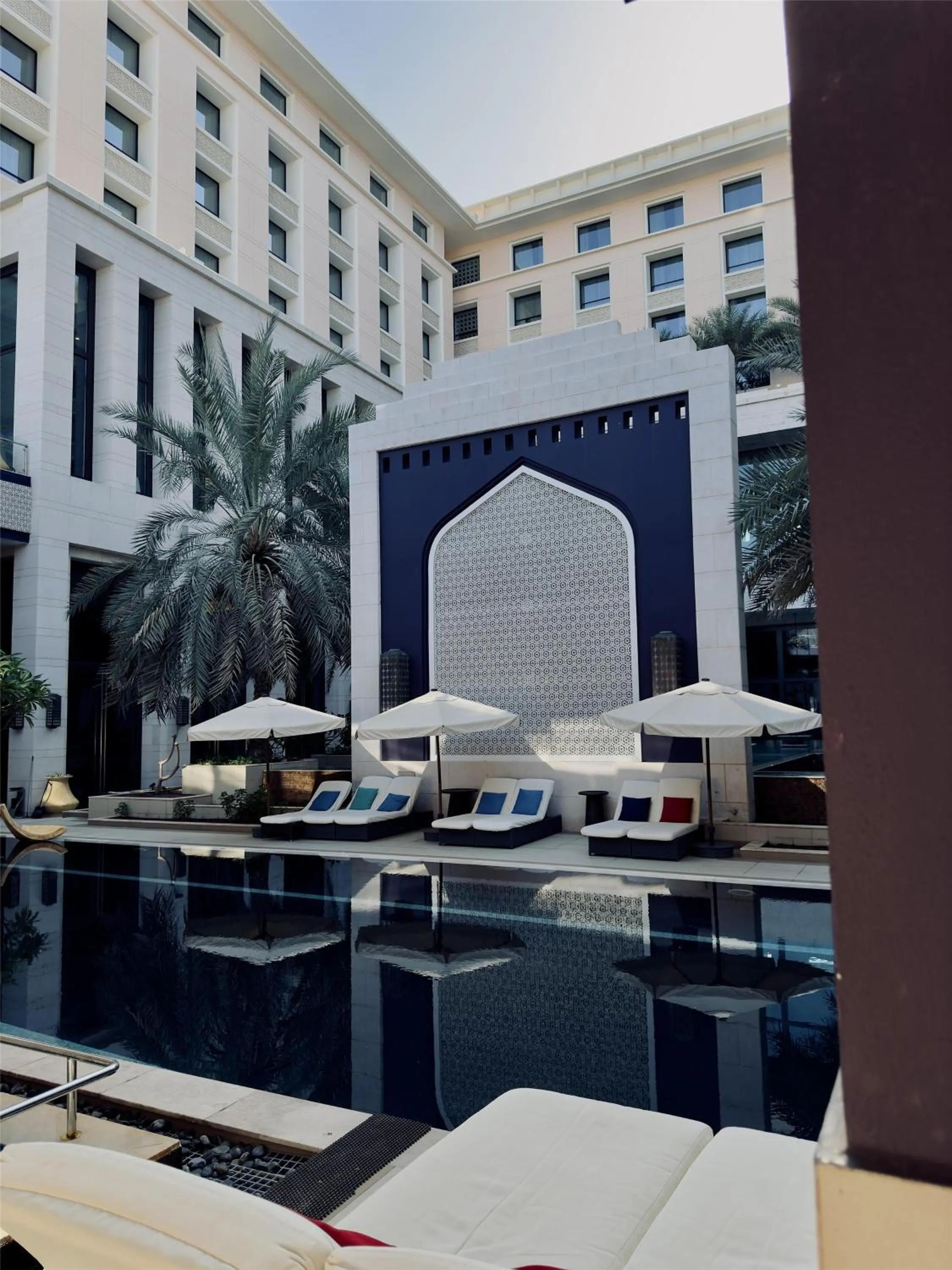 Pool view in Radisson Collection Muscat, Hormuz Grand