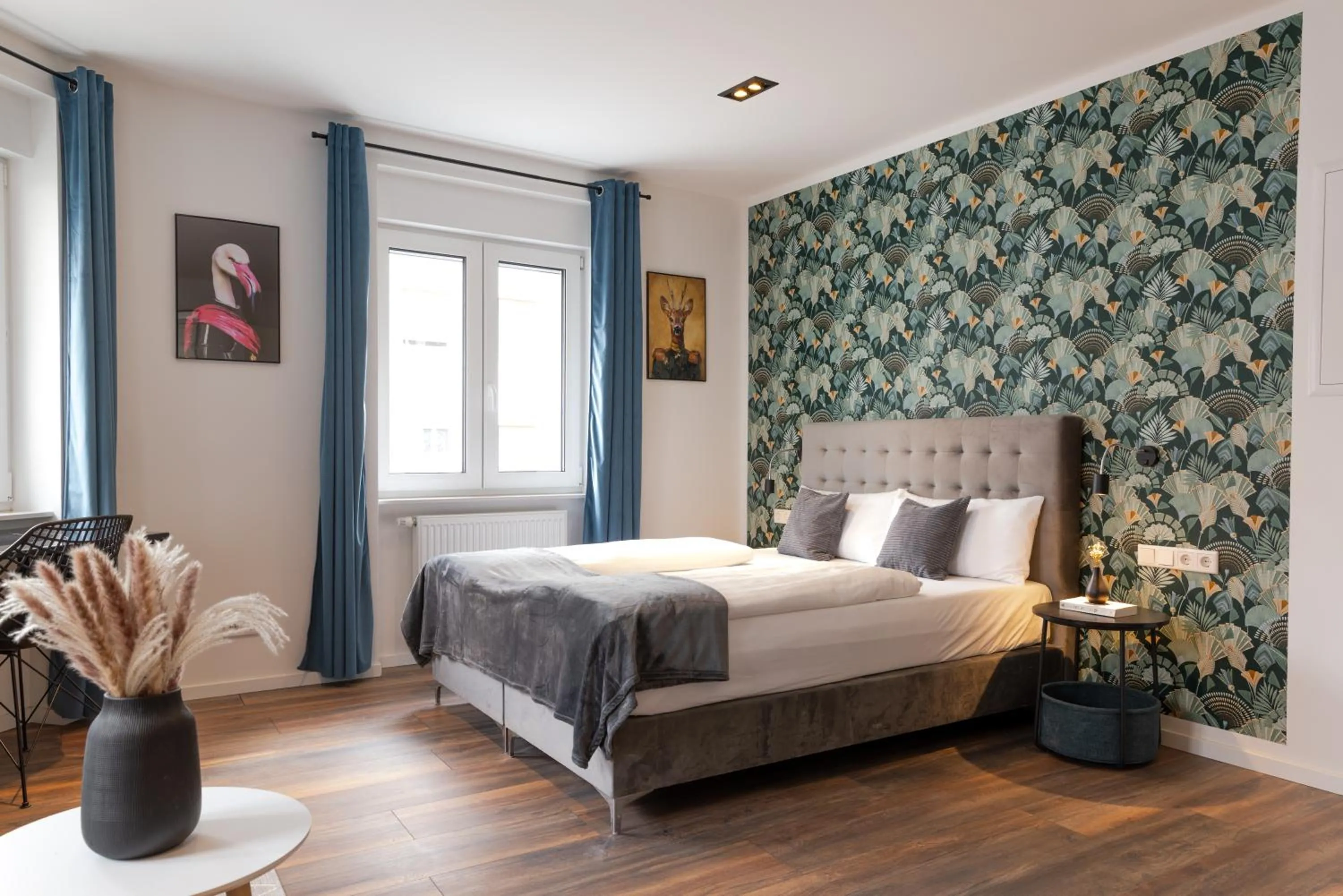 Bed in Urban Design Suites Nürnberg