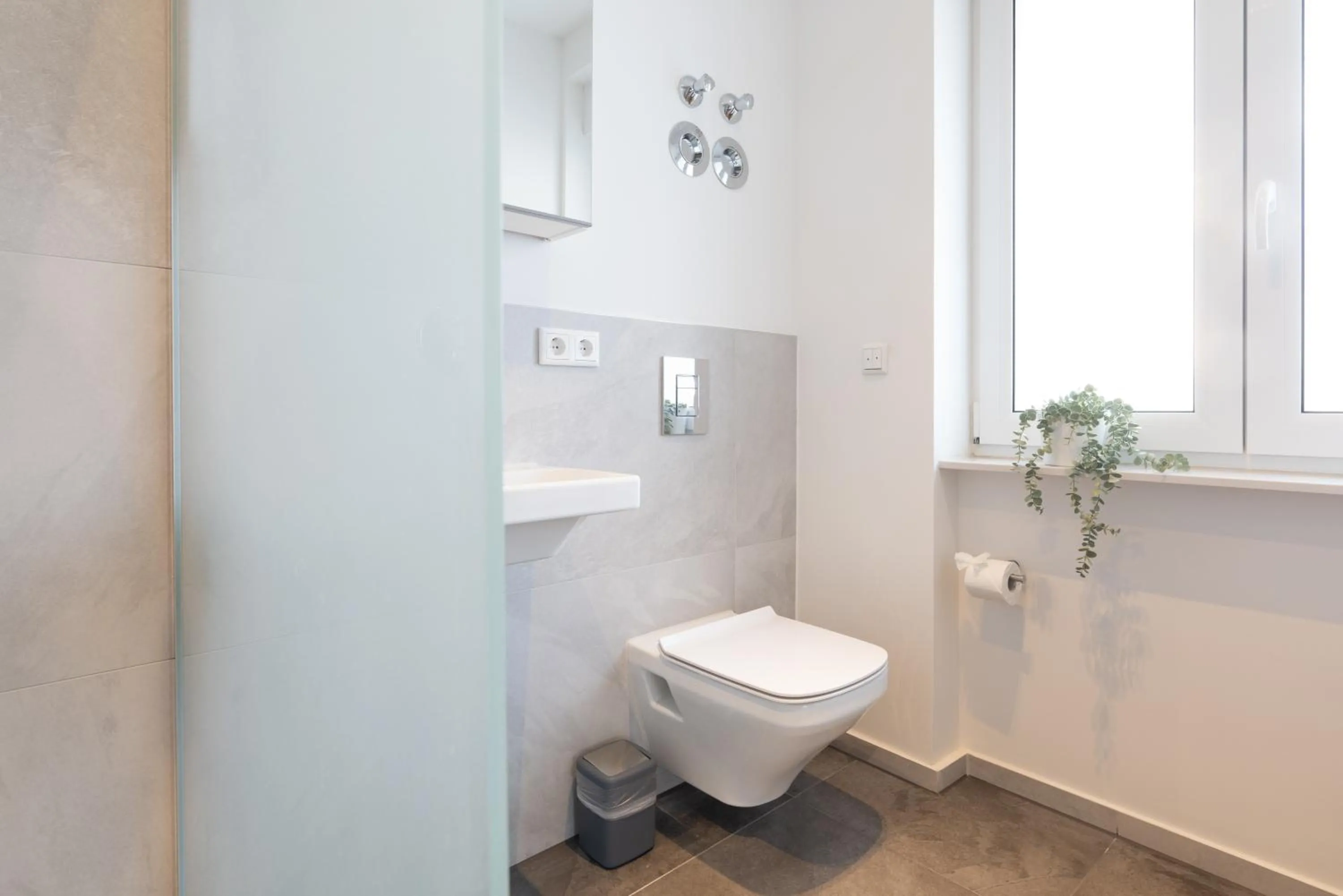 Shower in Urban Design Suites Nürnberg
