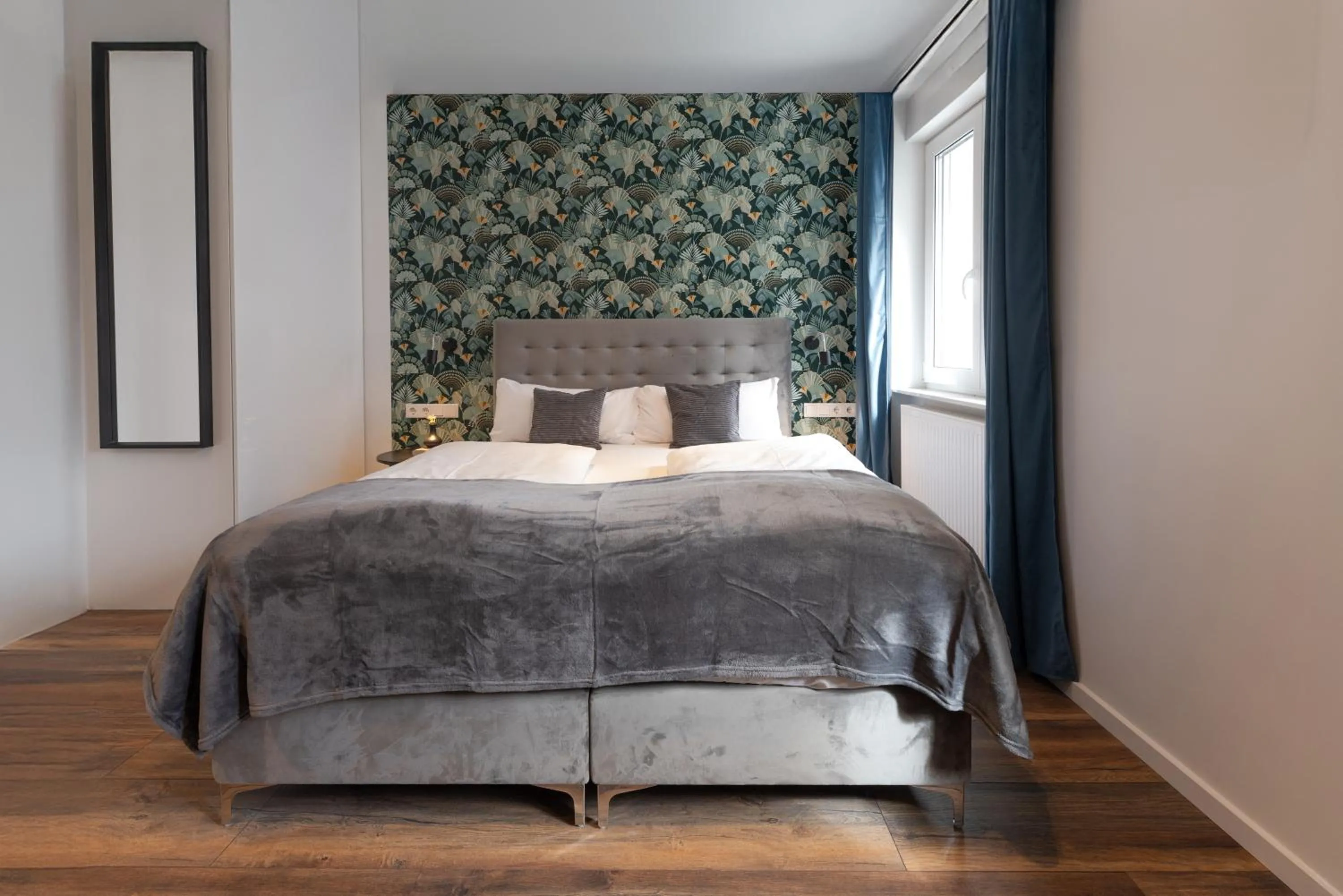 Bed in Urban Design Suites Nürnberg