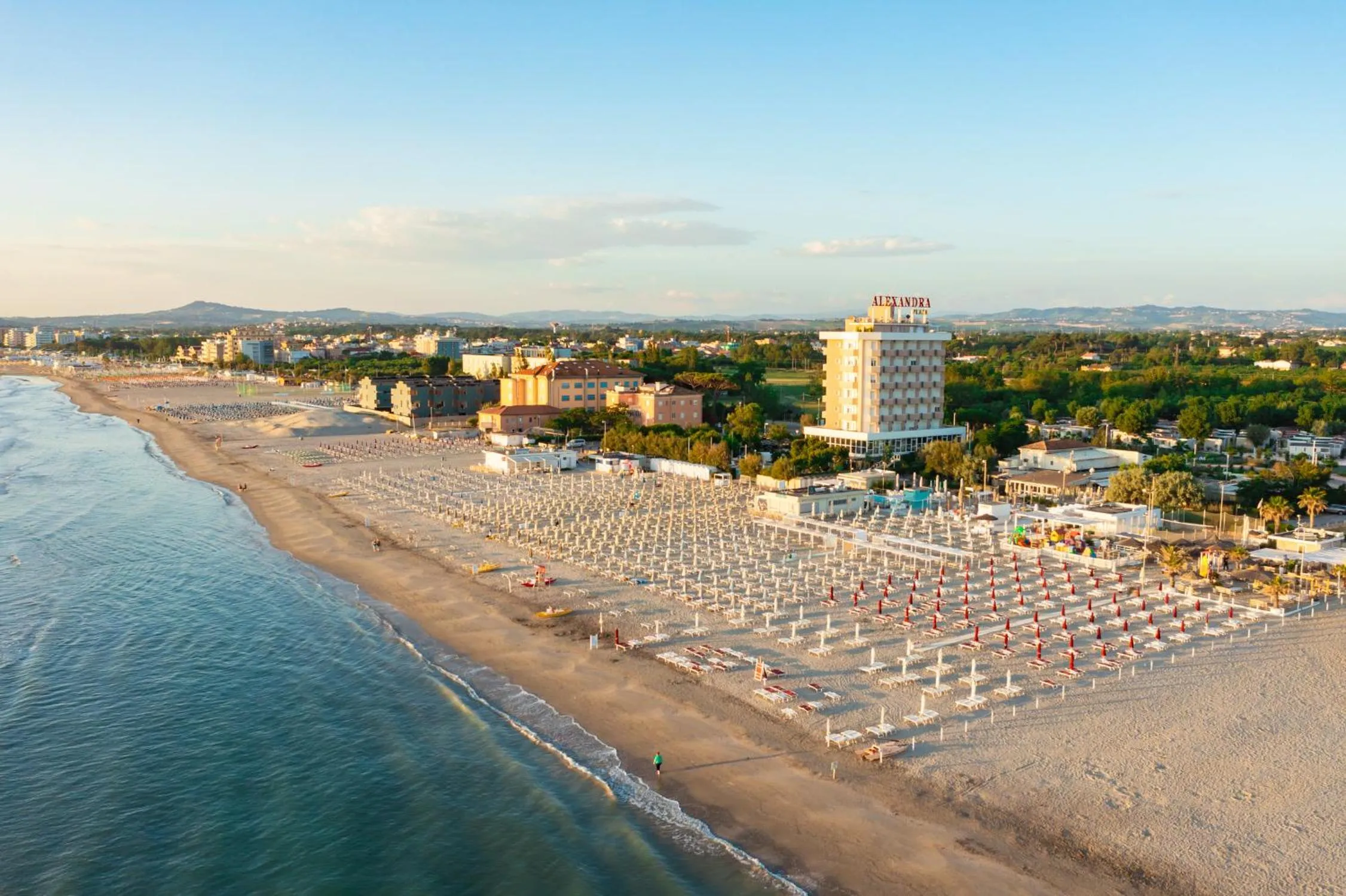 Bird's eye view in Color Alexandra Plaza Family Hotel