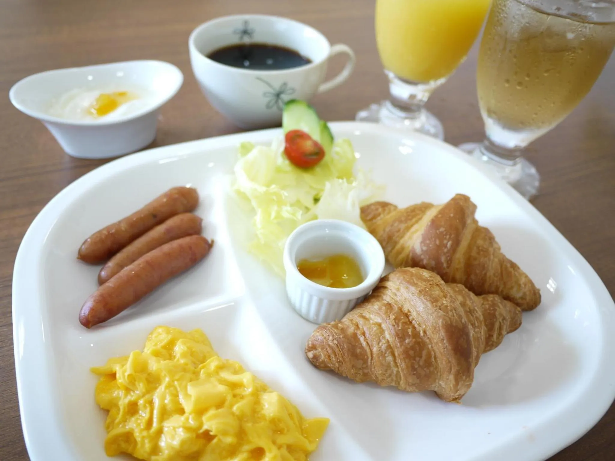 Breakfast in Hotel Select Inn Shikoku Chuo