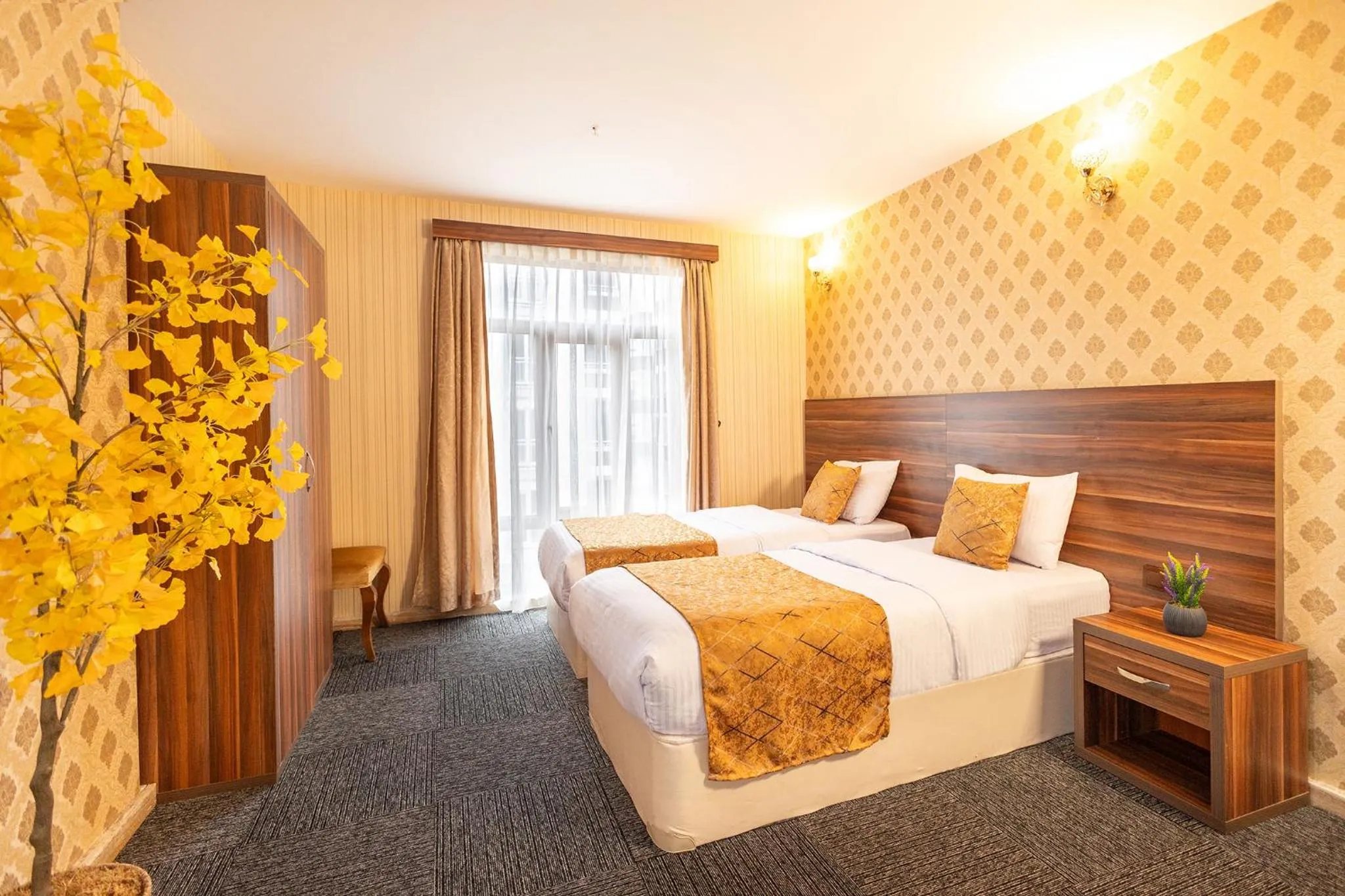 Bed in Niva Atakum Otel