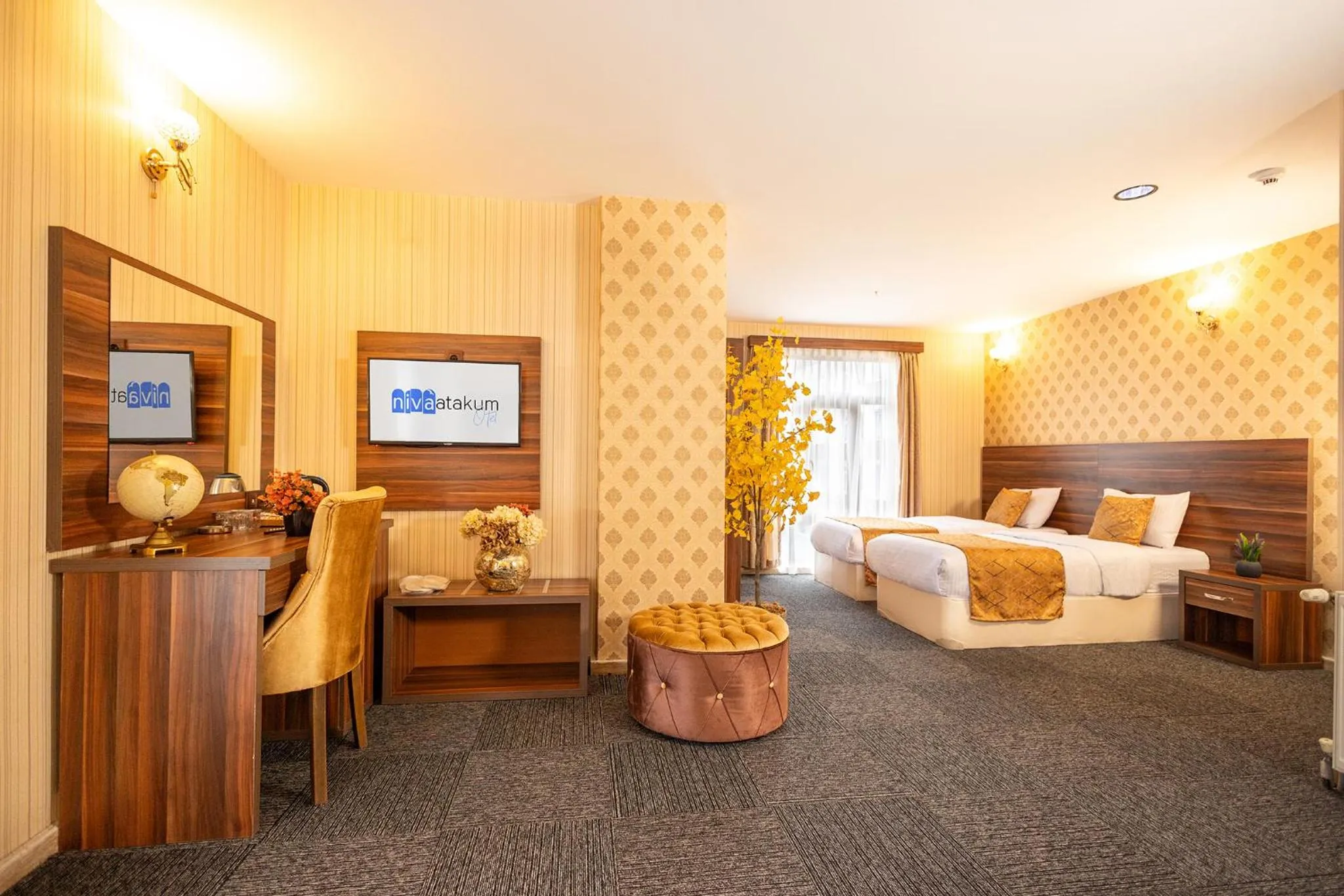 Bed in Niva Atakum Otel