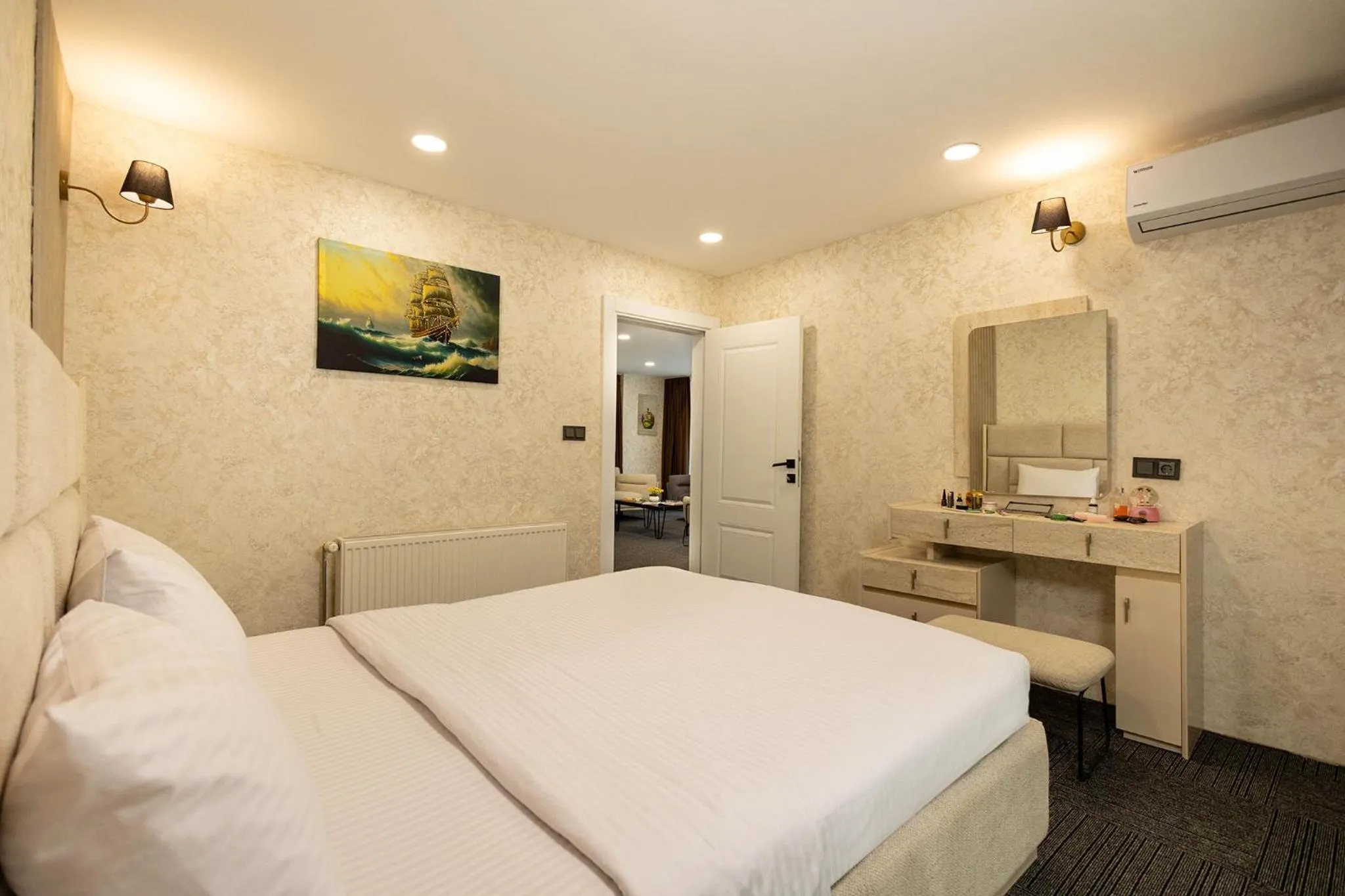 Bed in Niva Atakum Otel