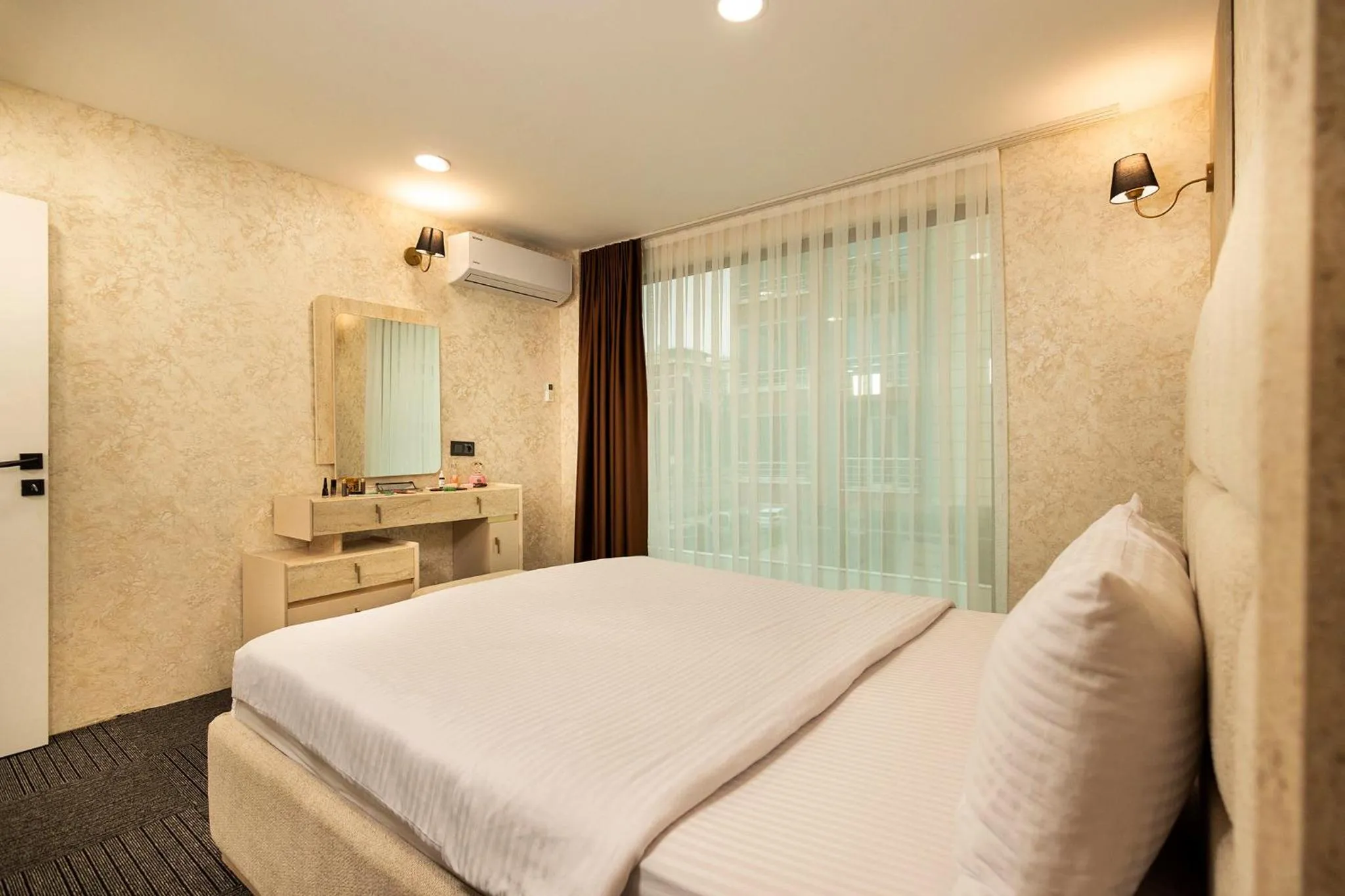 Bed in Niva Atakum Otel