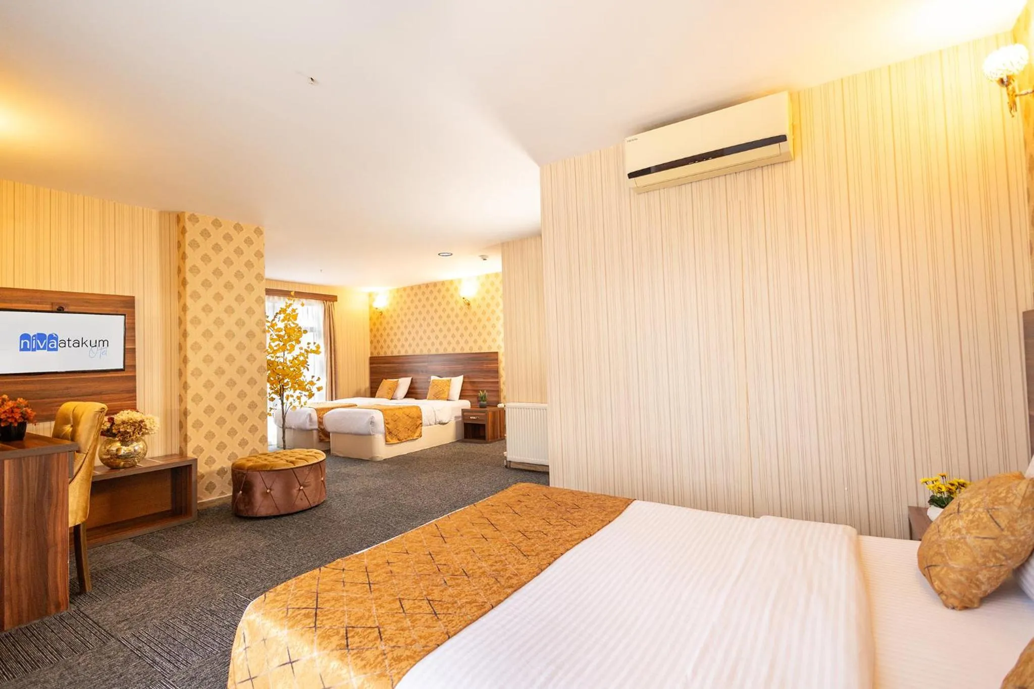 Bed in Niva Atakum Otel