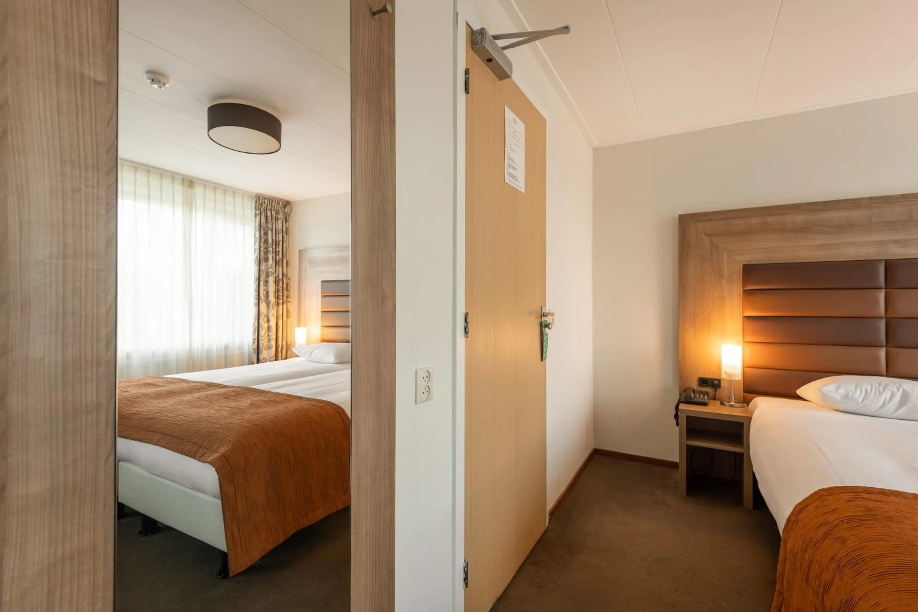 Bed in Hotel de Landmarke by Flow