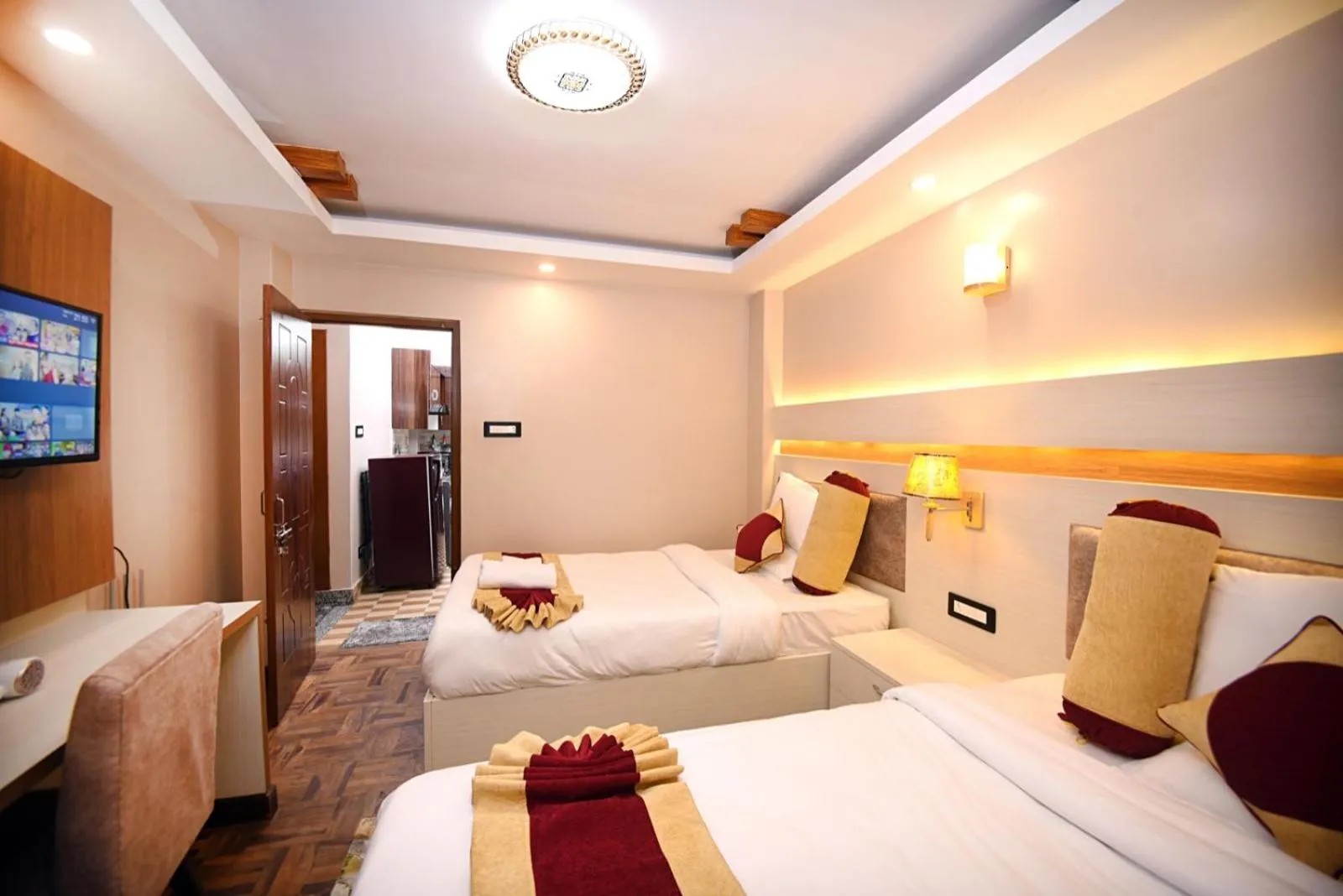 Photo of the whole room, Bed in Alpine Apartment and Homestay