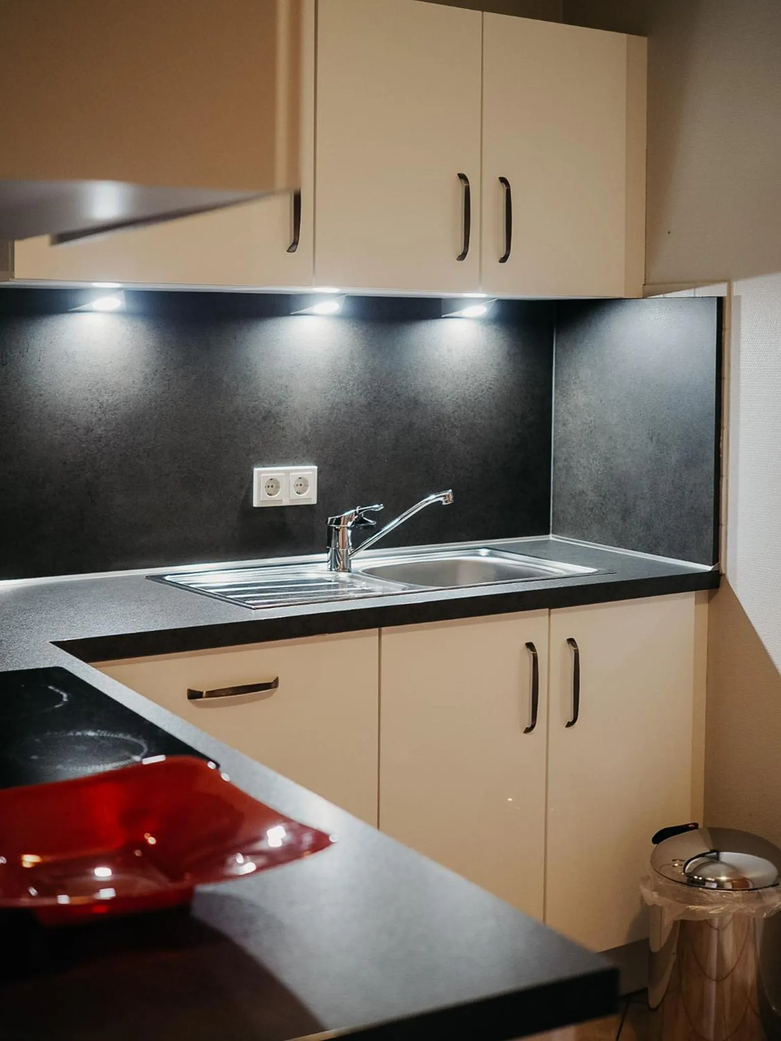 Kitchen or kitchenette in Roudenhaff Guestfarm